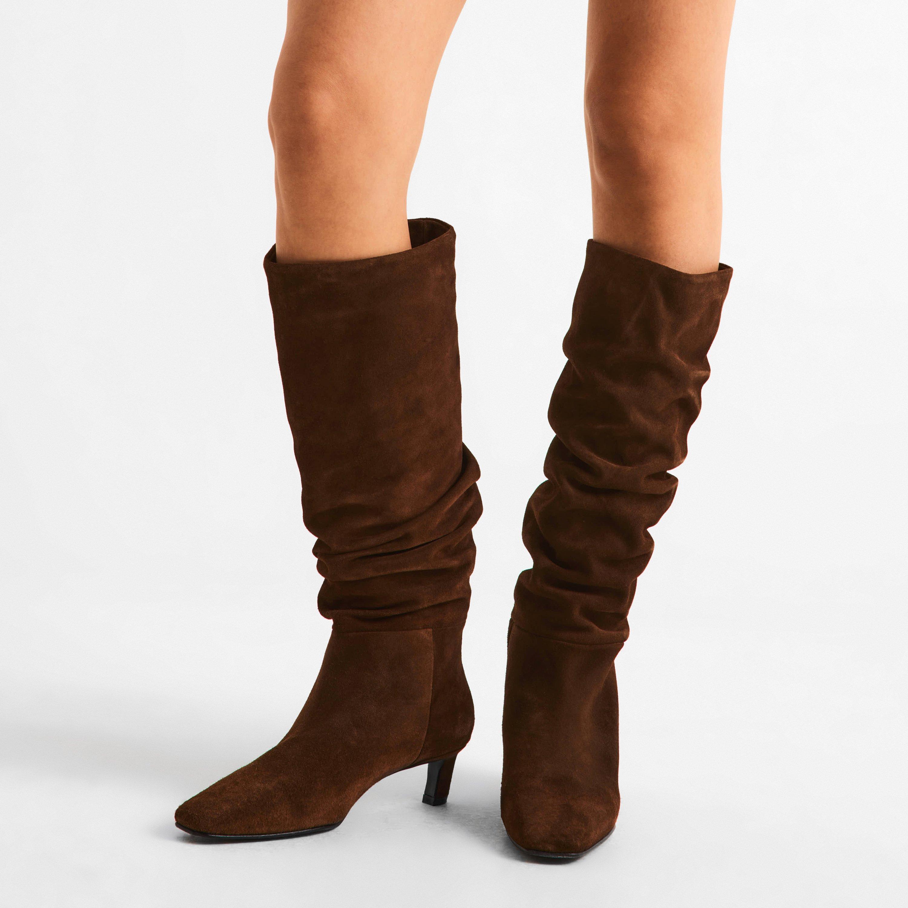 Brown - Alohas - Women's Kalila Sue Knee High Boots - 3