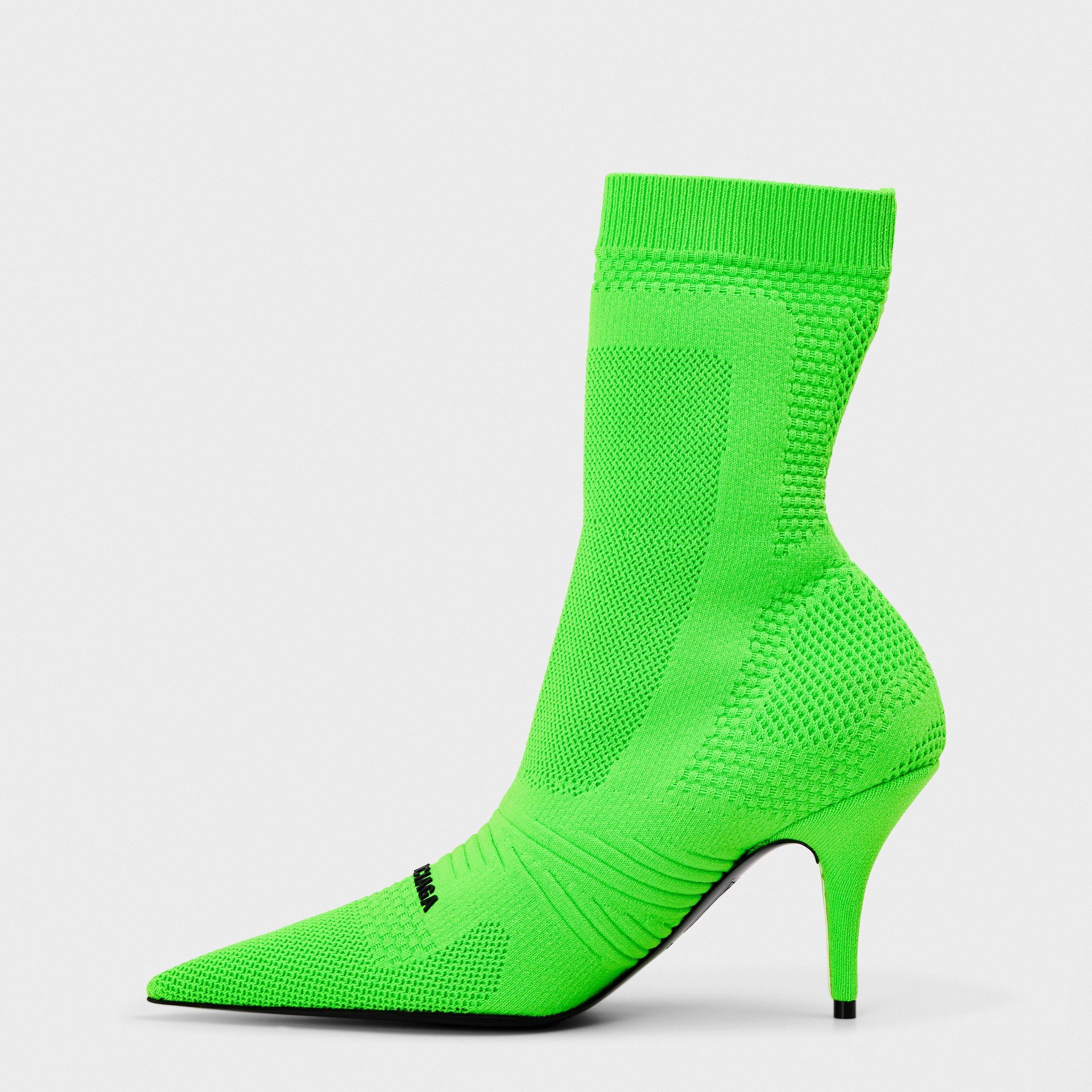 Fluo Green - Balenciaga - Knife 2.0 80mm Bootie - 2