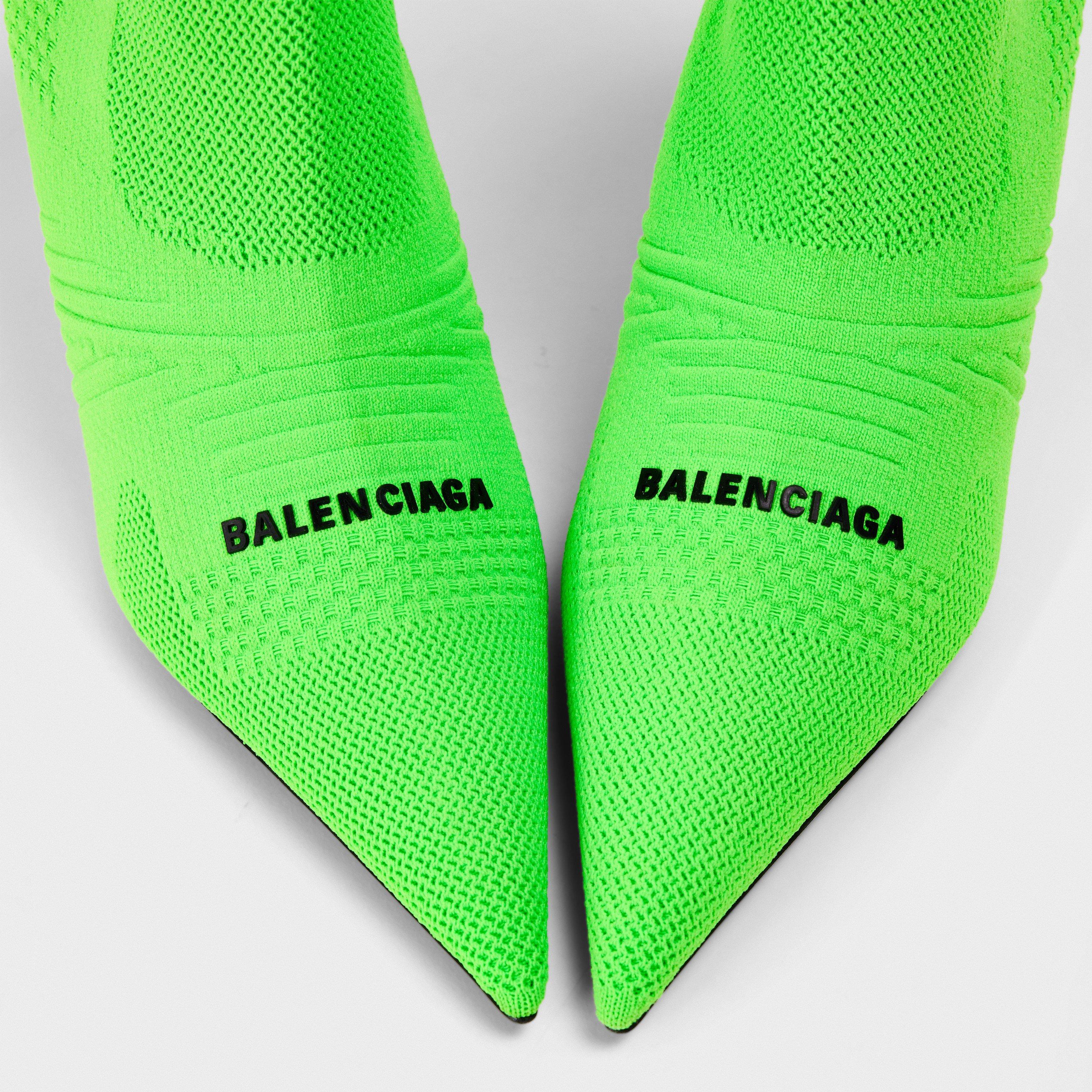 Fluo Green - Balenciaga - Knife 2.0 80mm Bootie - 3