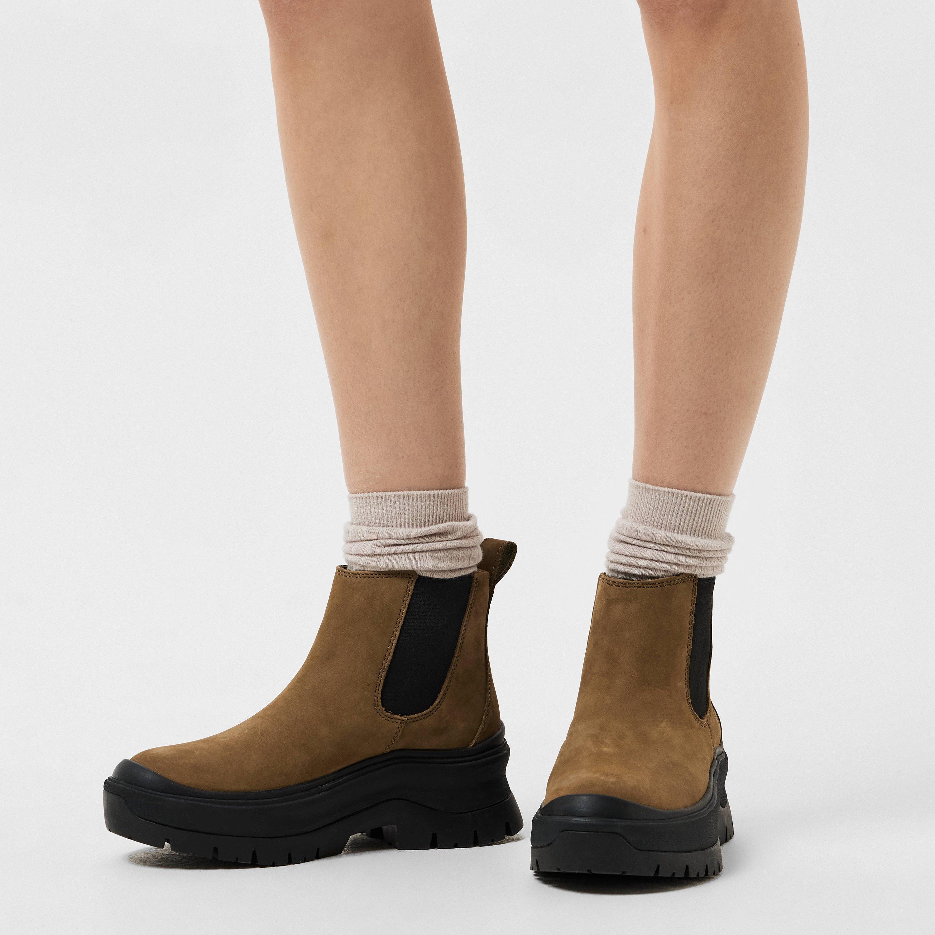 Oliv Nubuk - Timberland - Roxie Lane Mid Chelsea Boot Olive N - 3