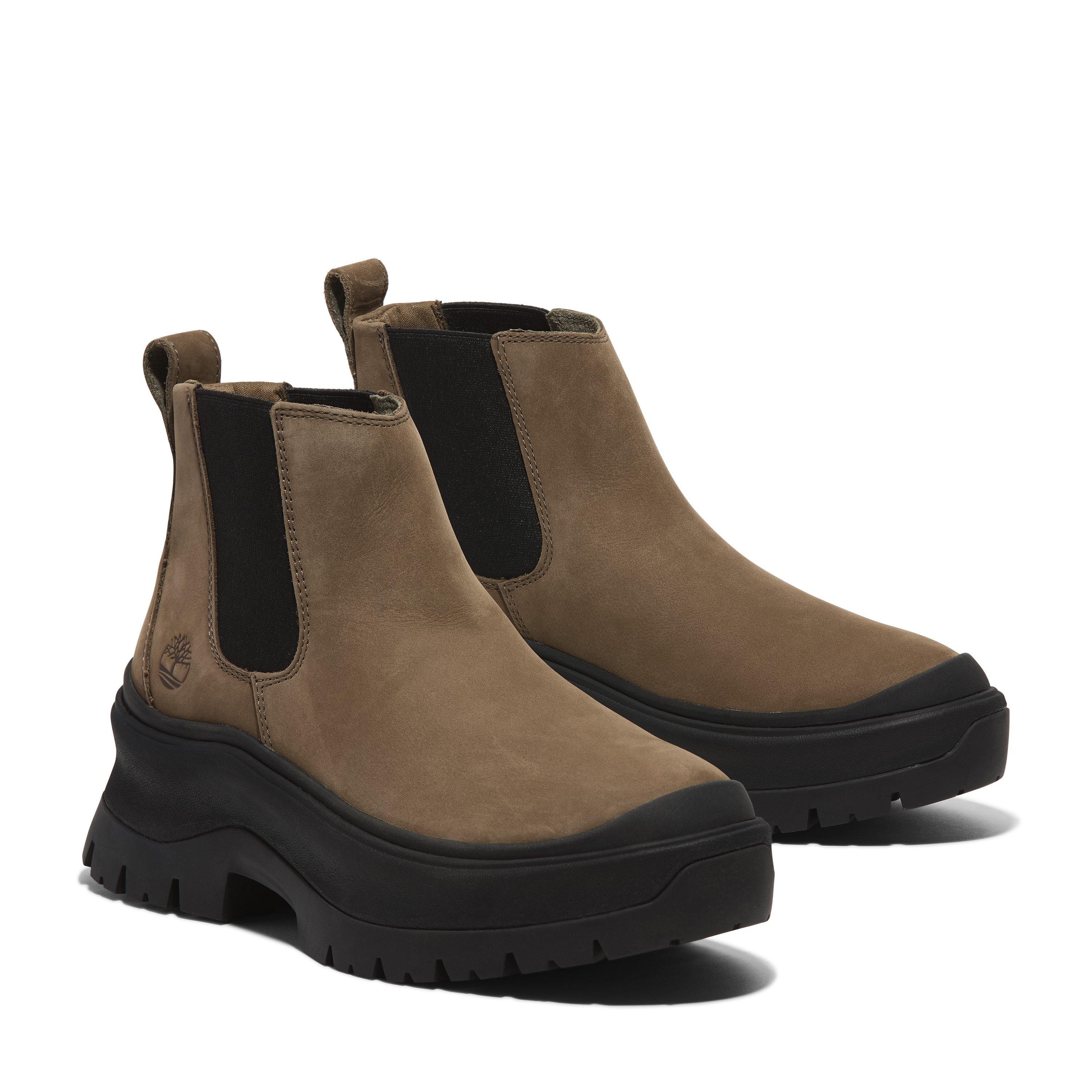Oliv Nubuk - Timberland - Roxie Lane Mid Chelsea Boot Olive N - 5