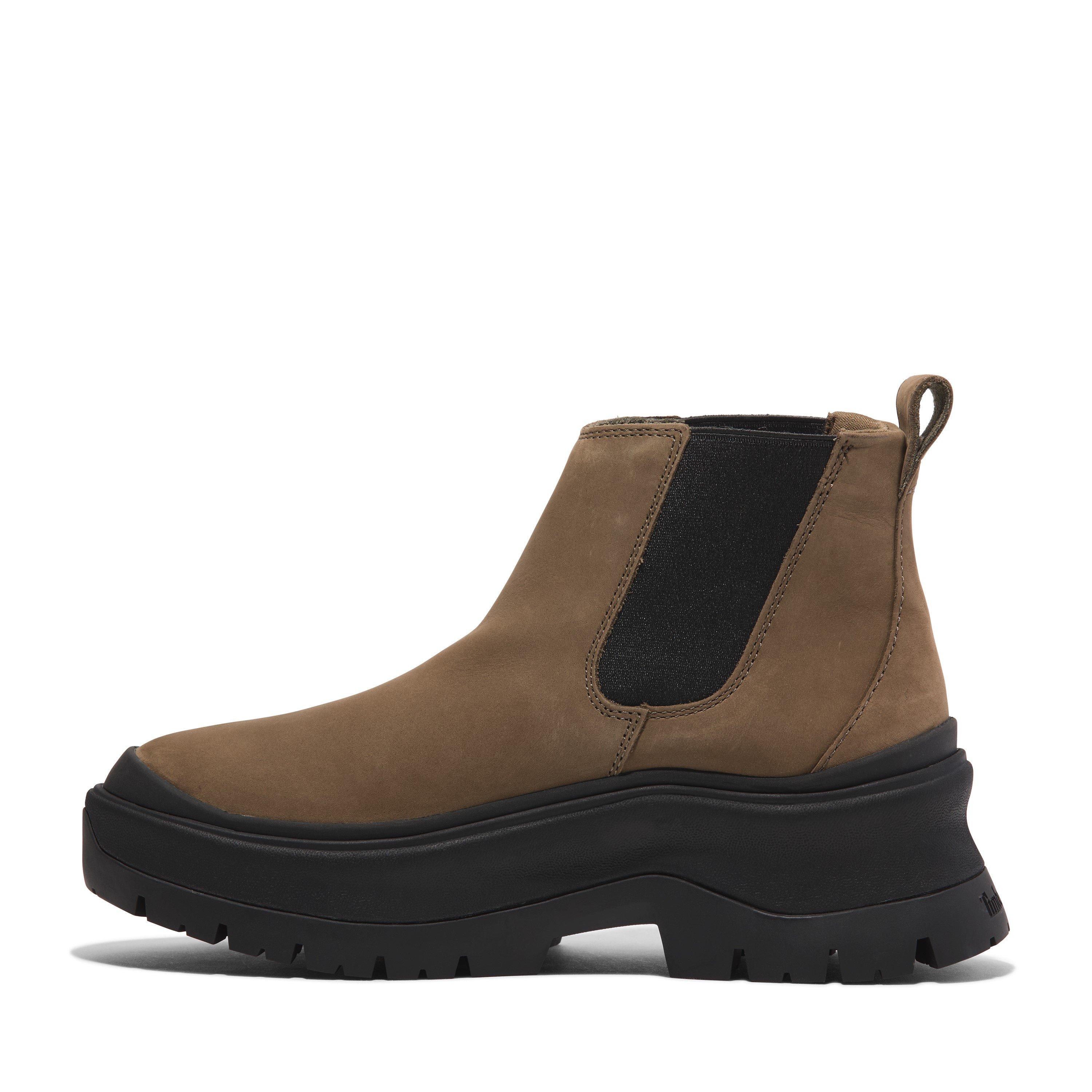 Oliv Nubuk - Timberland - Roxie Lane Mid Chelsea Boot Olive N - 8
