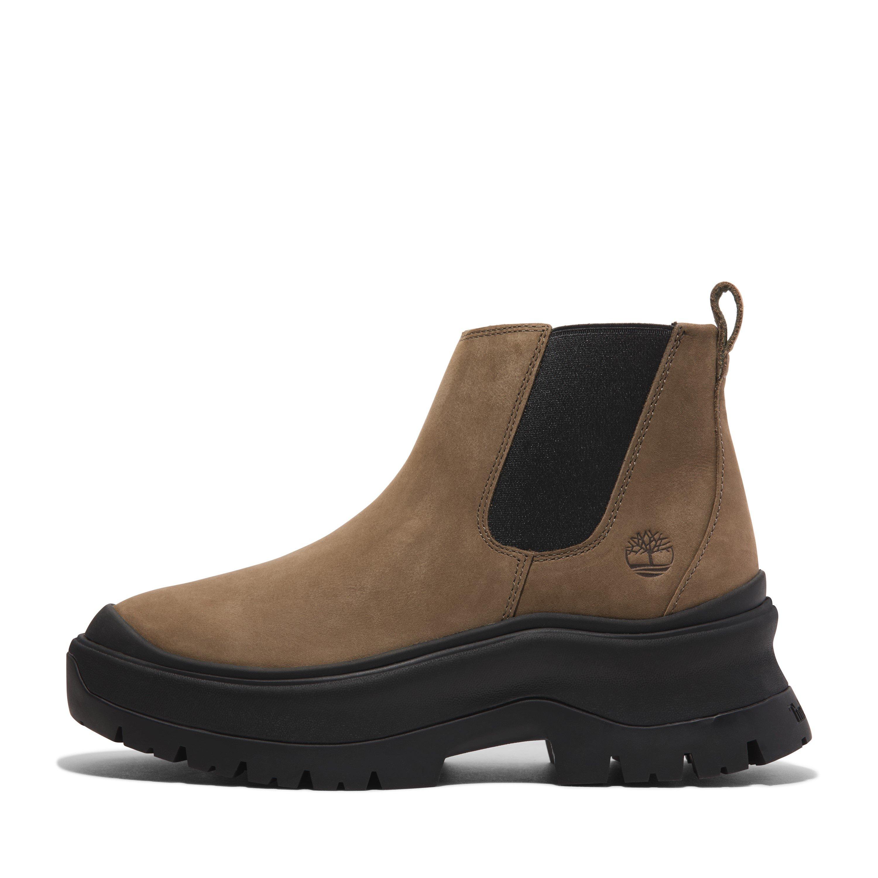 Oliv Nubuk - Timberland - Roxie Lane Mid Chelsea Boot Olive N - 9