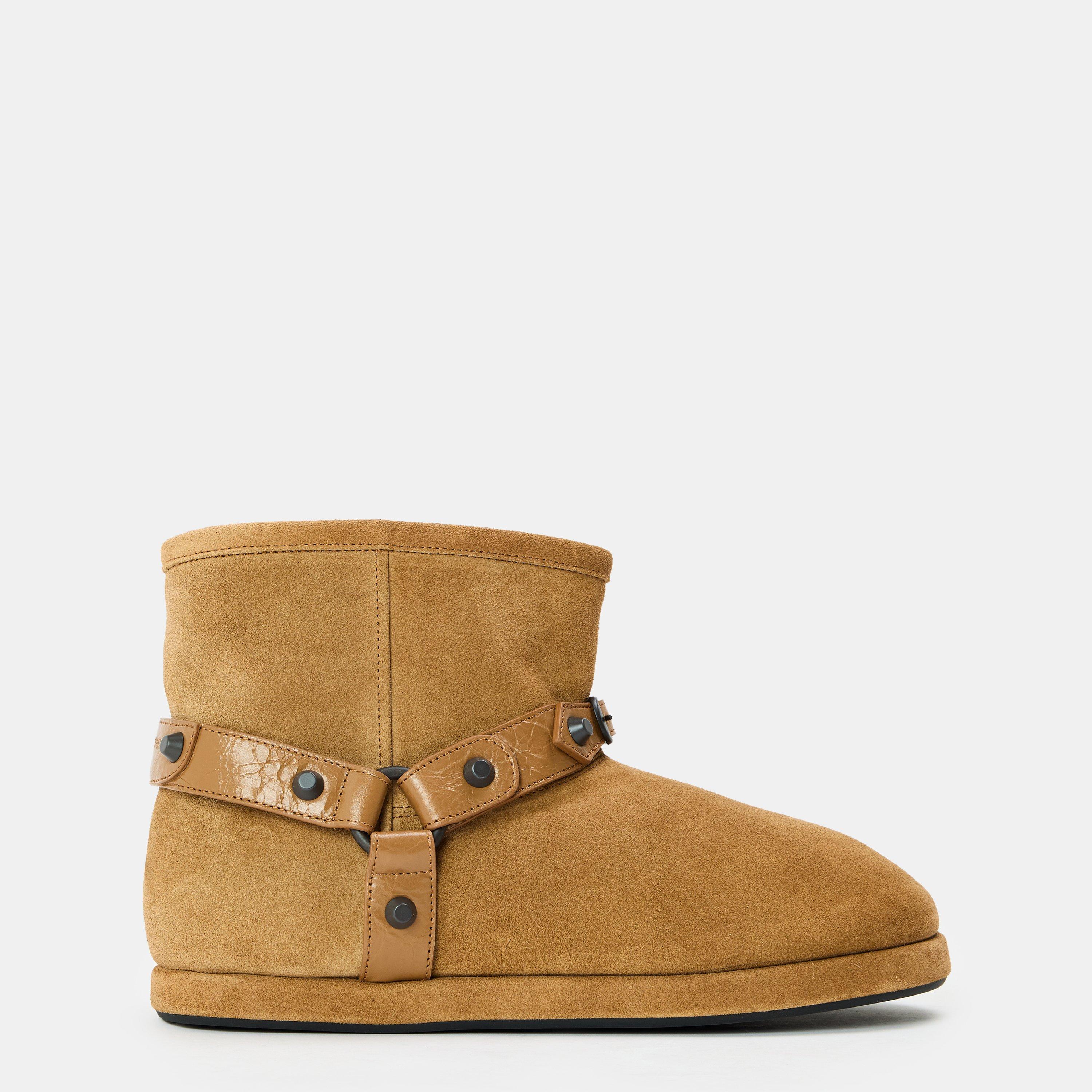 Balenciaga Women's Bal Alaska Bty Snug Boots - Camel/Brass - 6 (39)