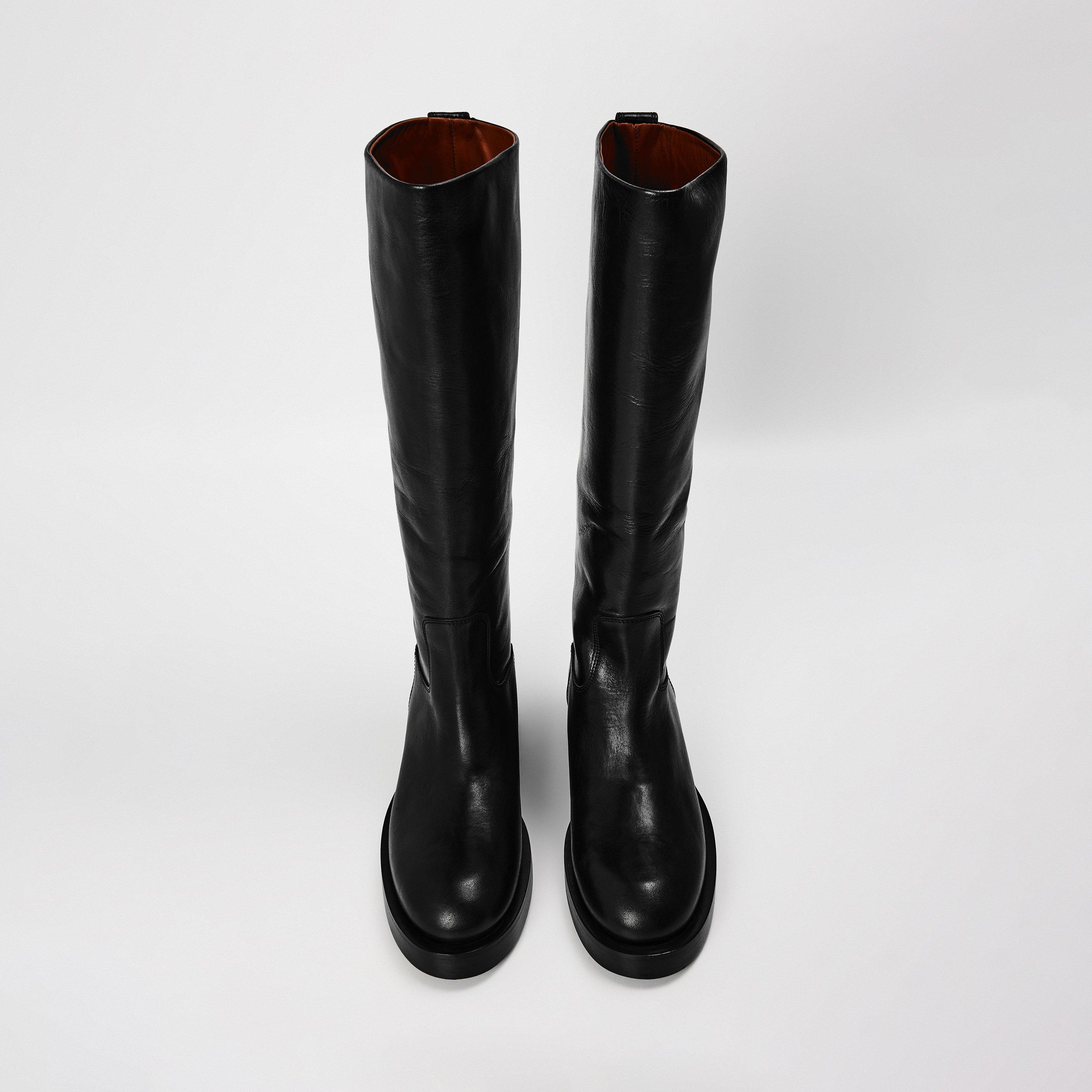 Black - Paris Texas - Women's Knee High Boots - 5