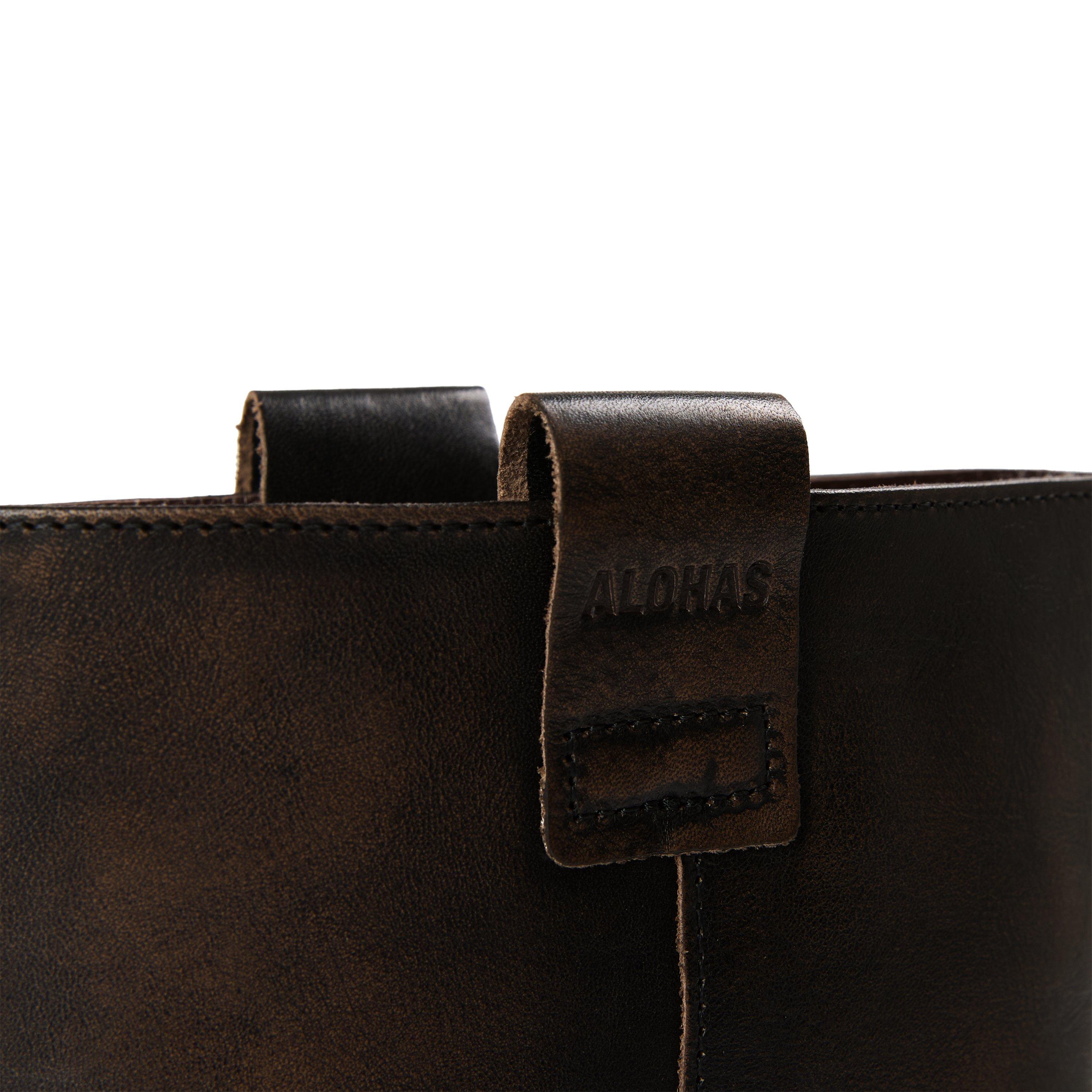 Brushed Brown - Alohas - Women's Rajan Boot Ankle Heeled Boots - 4