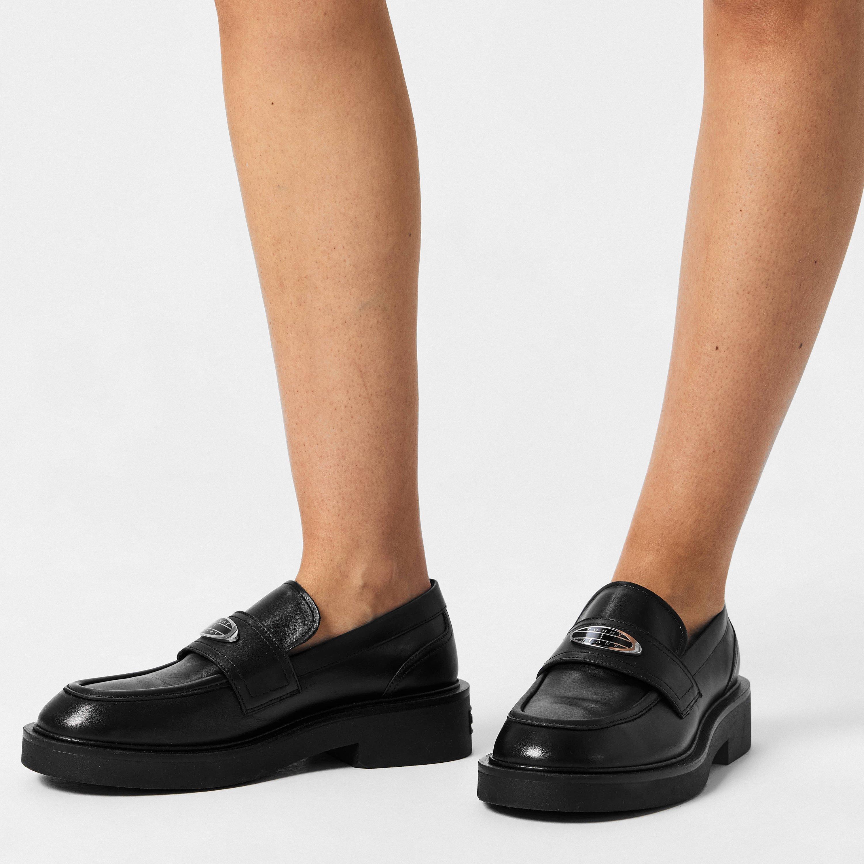 Zwart - Tommy Jeans - Logo Loafers - 3