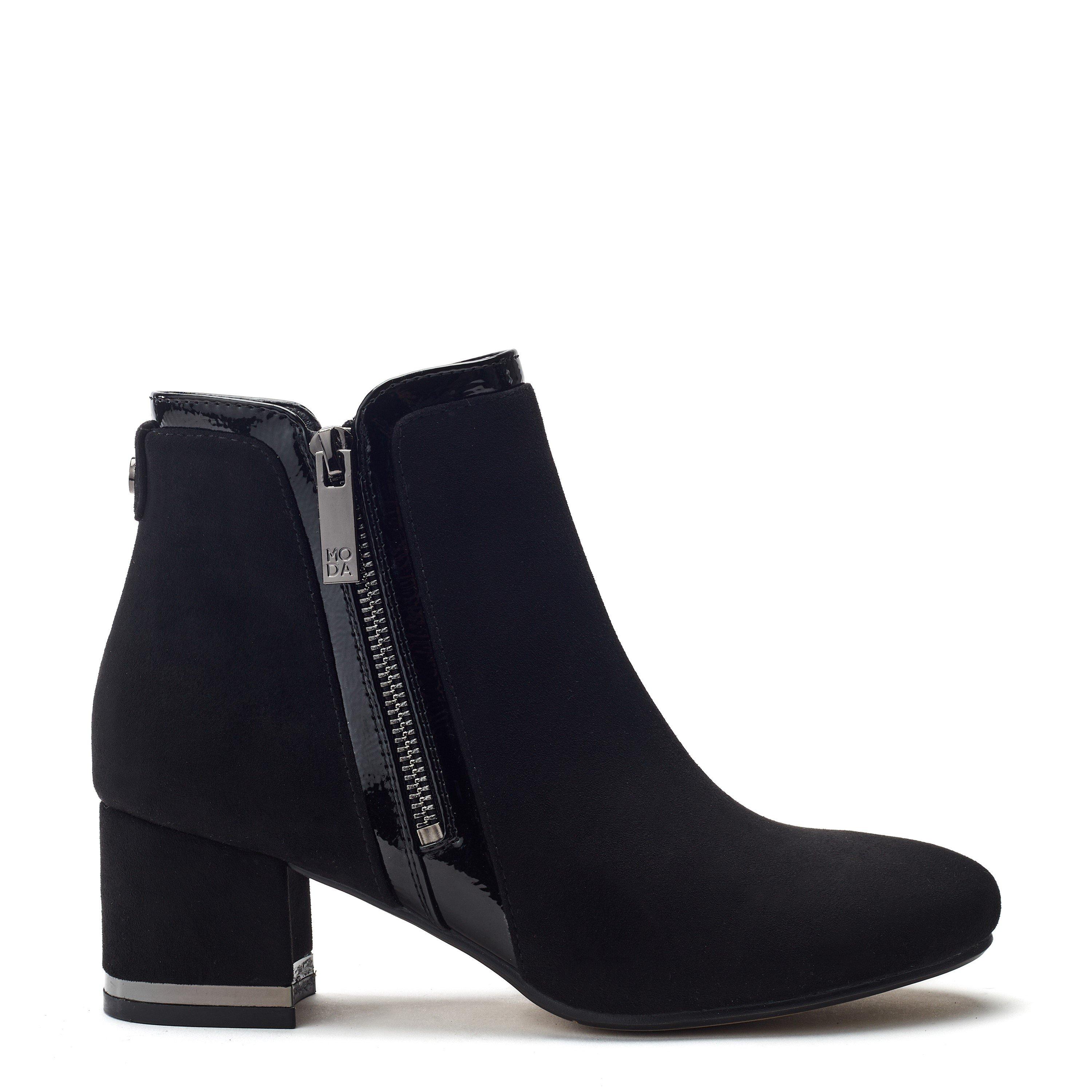 Moda In Pelle Women's Pajor Ankle Heeled Boot - Black - 5 (38)
