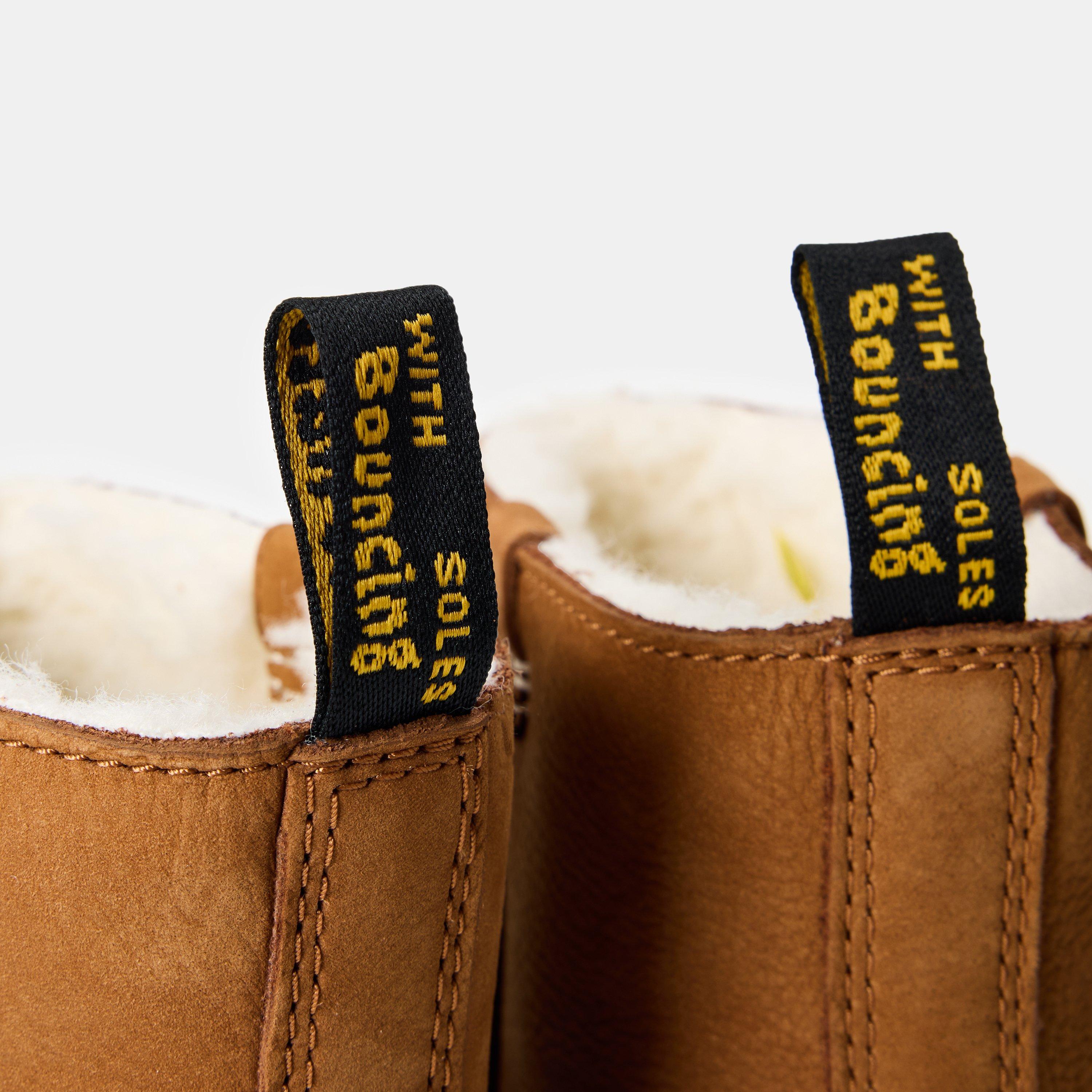 Brown Nubuck - Dr Martens - ZebZag Rigger Slip On Boots - 4