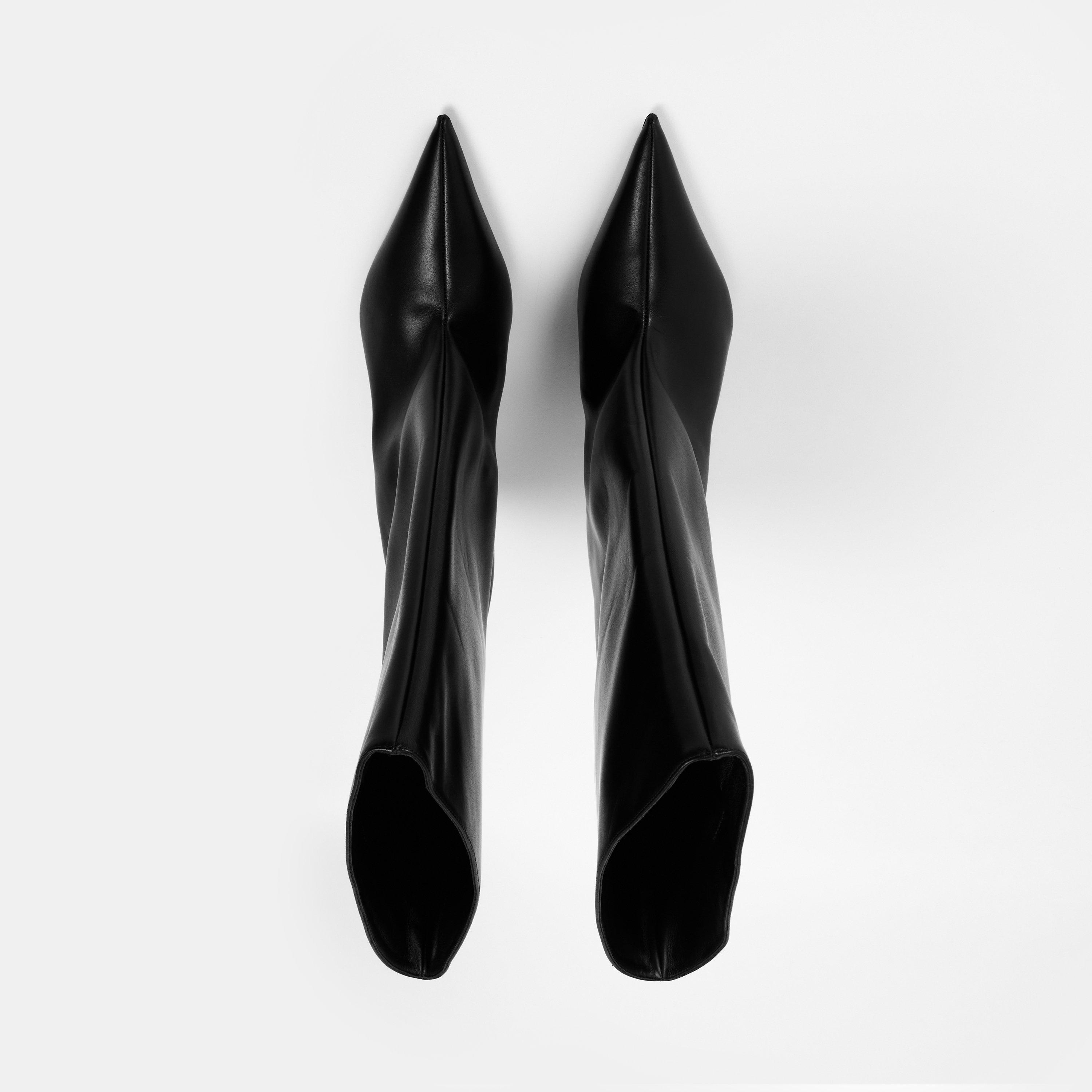 Black - Balenciaga - Women's Heeled Ankle Boots - 5