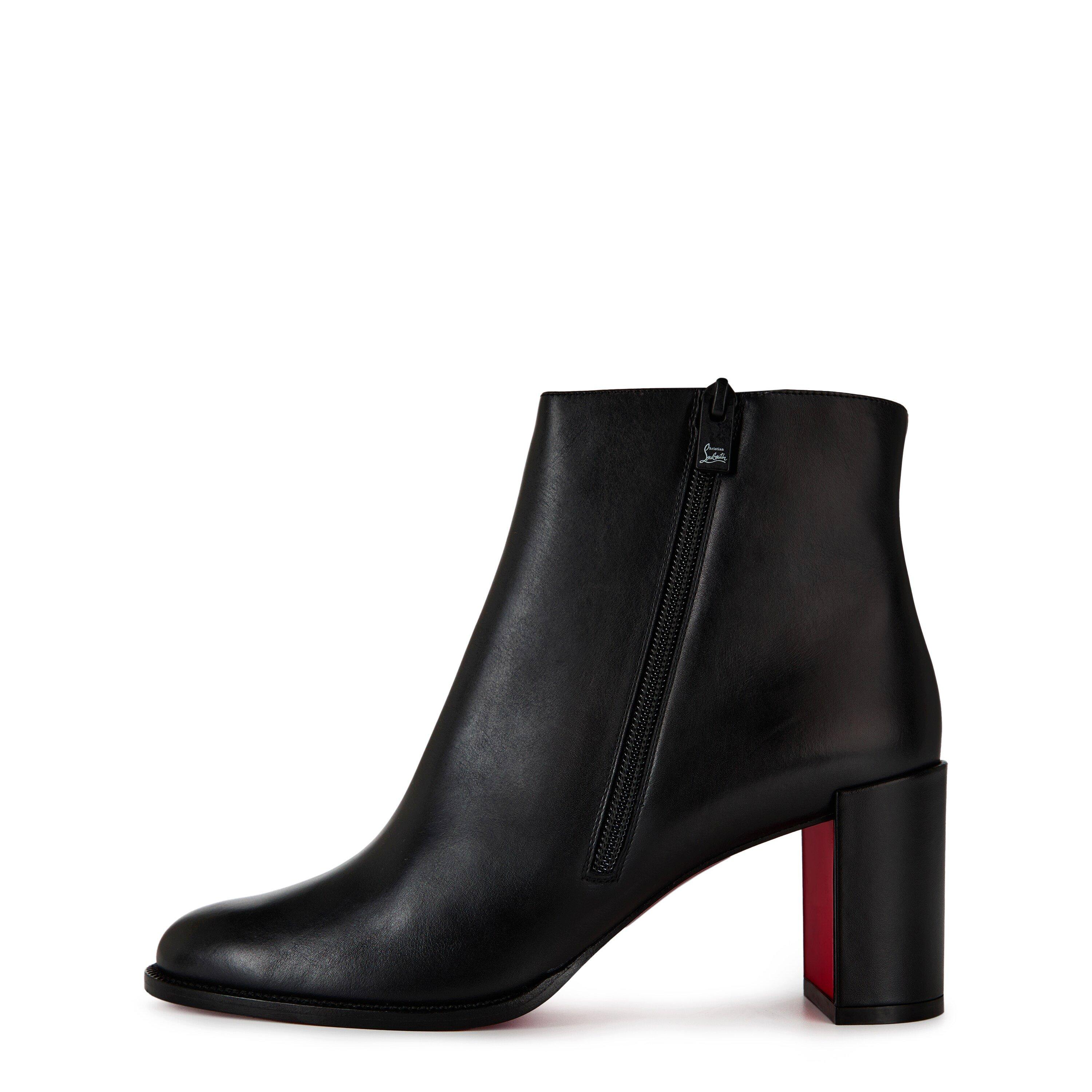 Black - Christian Louboutin - Adoxa 70mm Leather Boots - 2