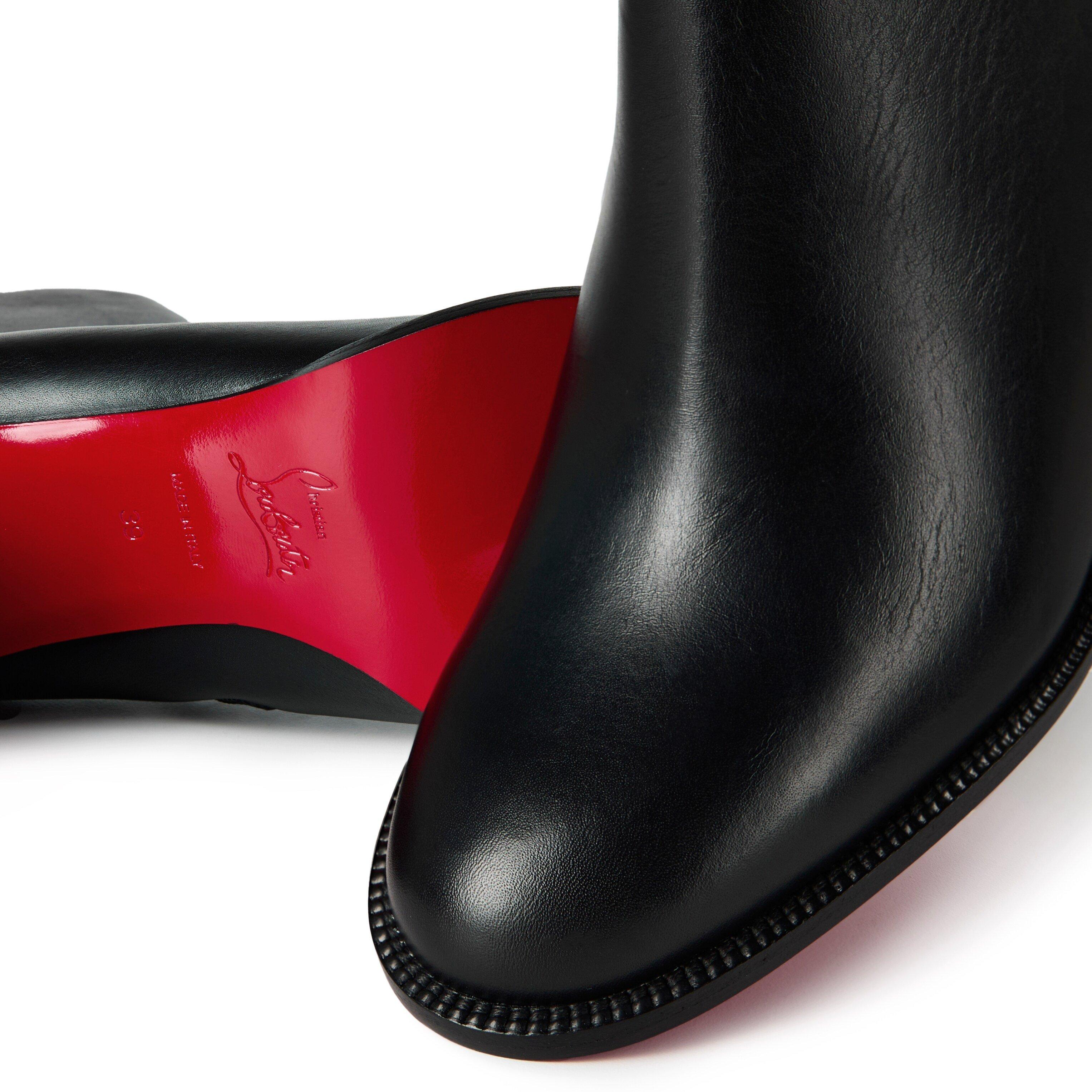 Black - Christian Louboutin - Adoxa 70mm Leather Boots - 4