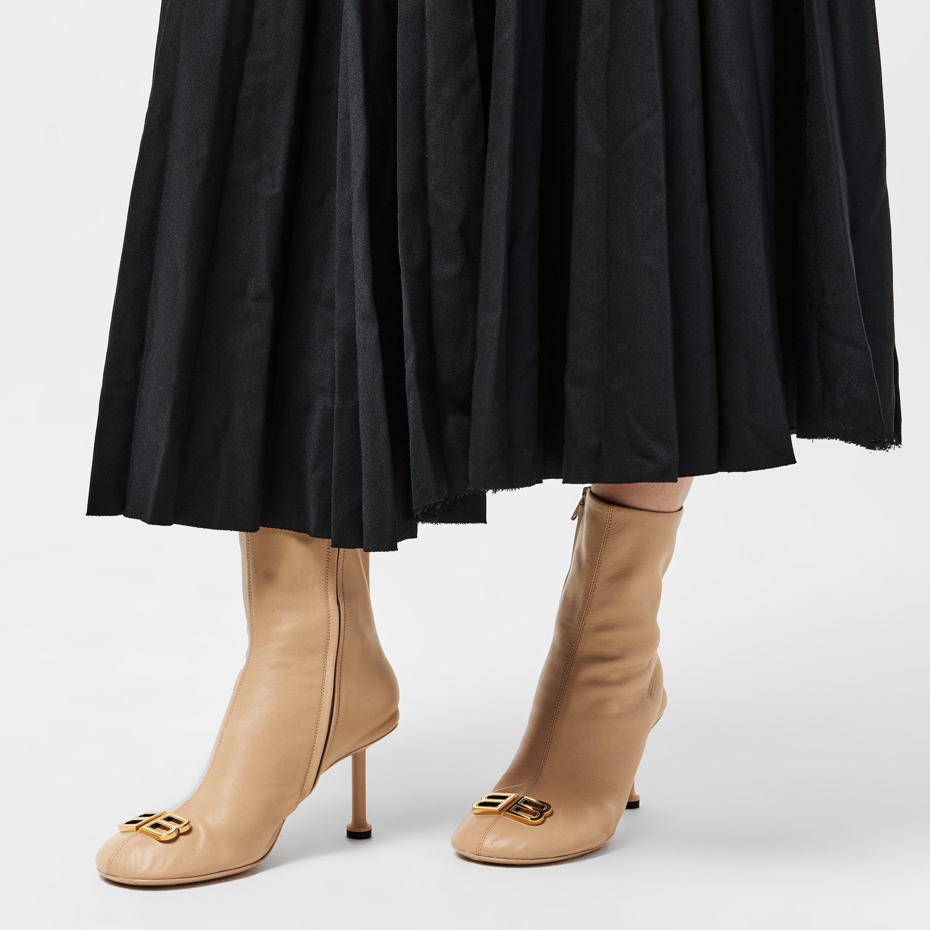 Seashell Be - Balenciaga - Women's Heeled Ankle Boots - 3