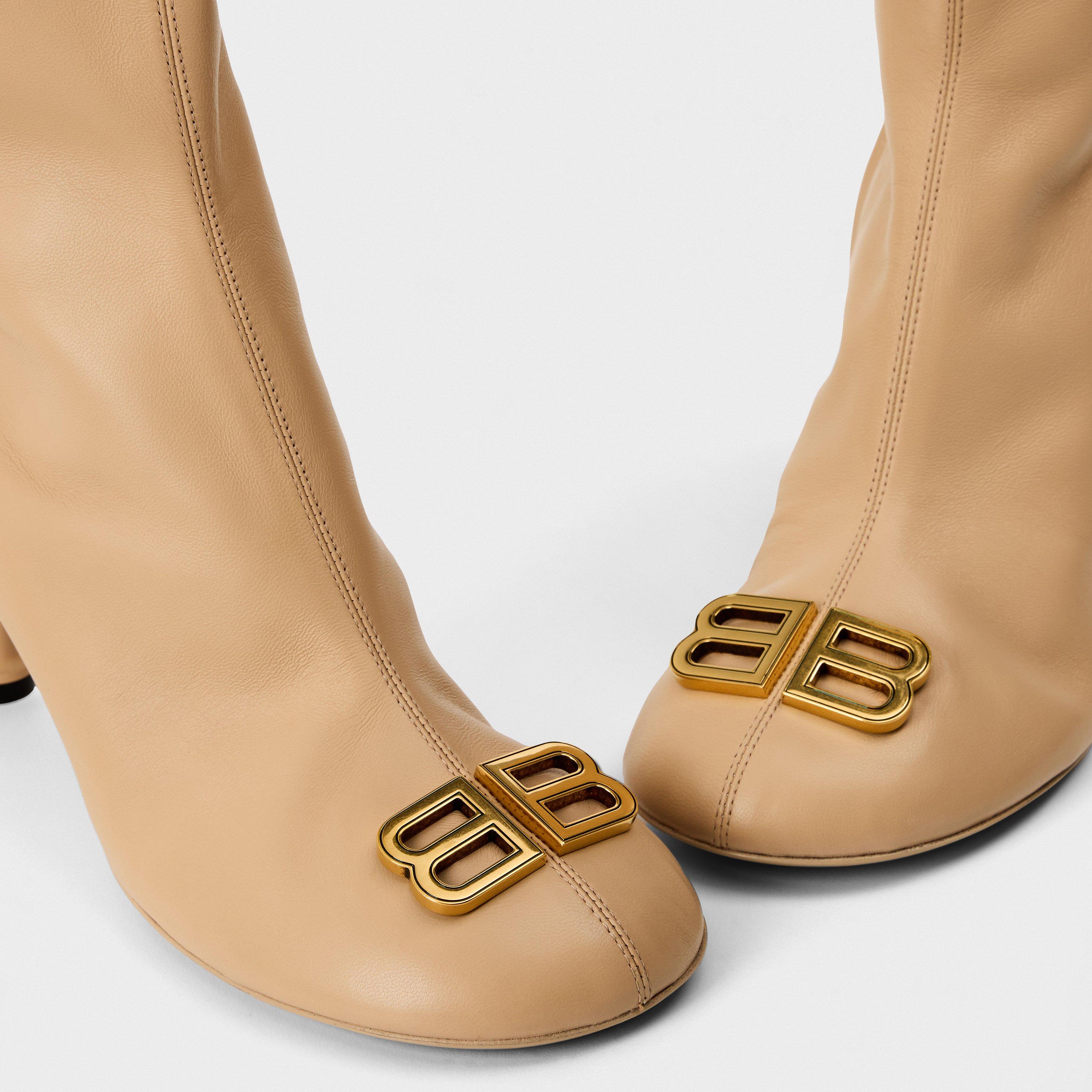 Seashell Be - Balenciaga - Women's Heeled Ankle Boots - 4