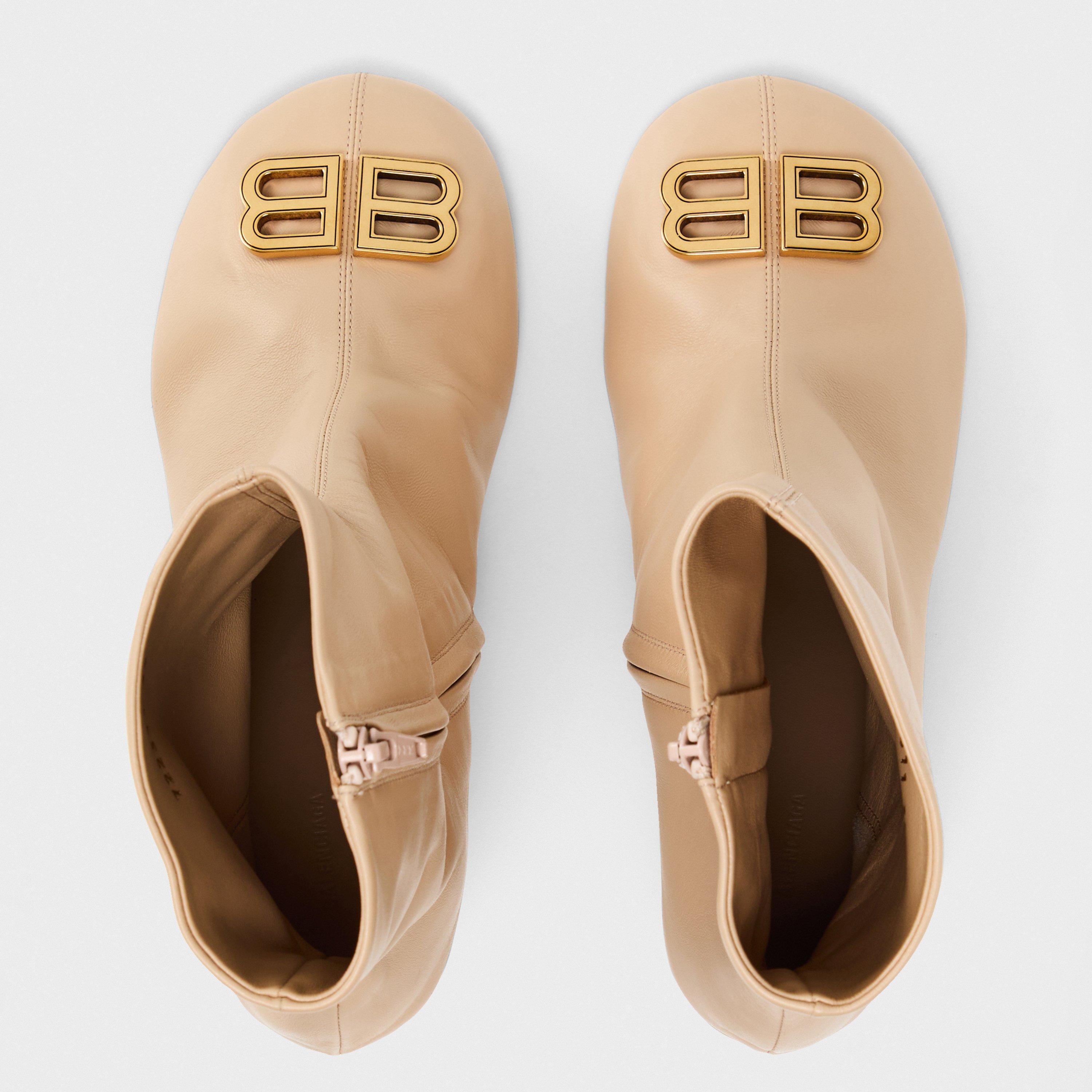 Seashell Be - Balenciaga - Women's Heeled Ankle Boots - 5