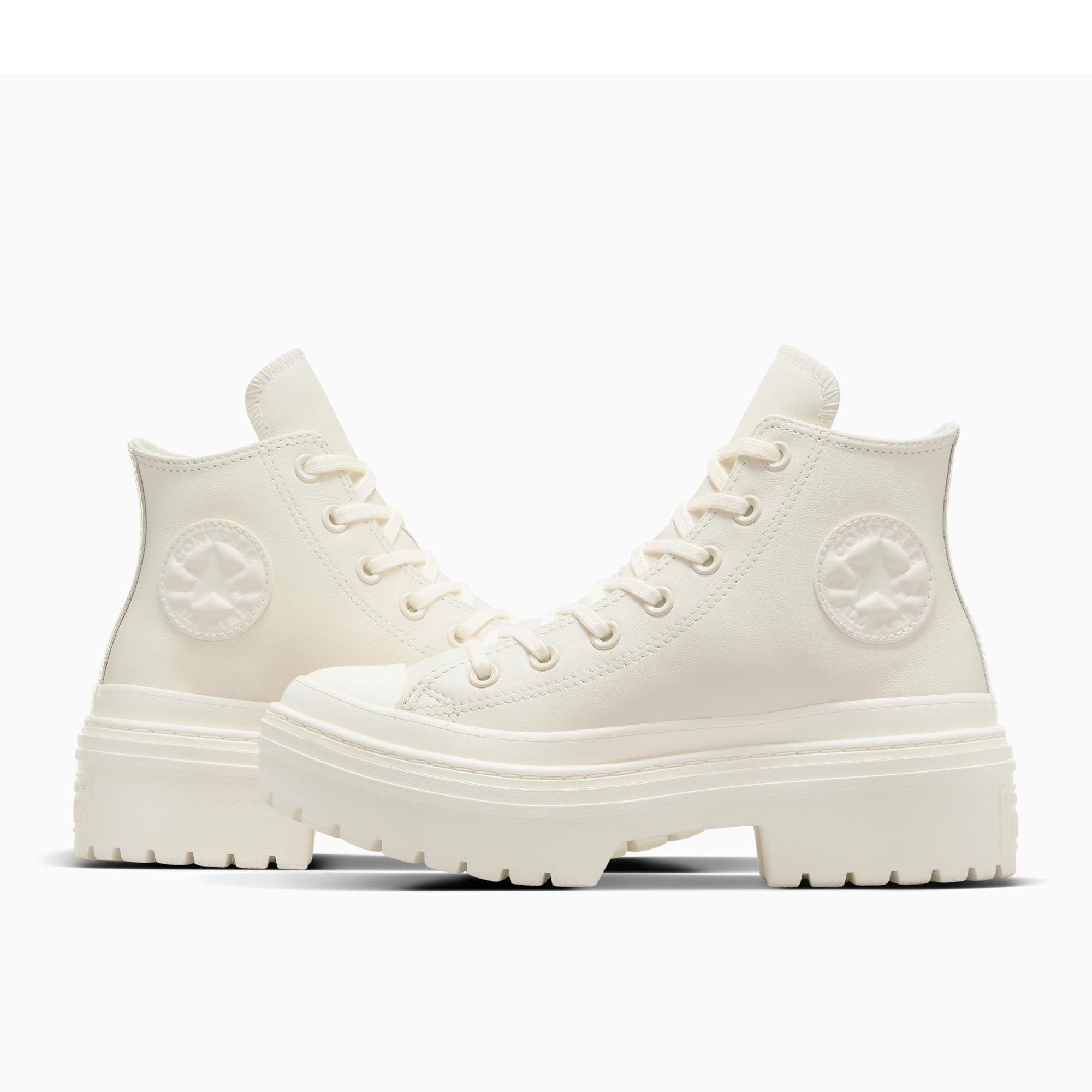 286-Egret/Egr - Converse - Women's Chuck Taylor All Star Lug Ankle Heeled Boots - 4