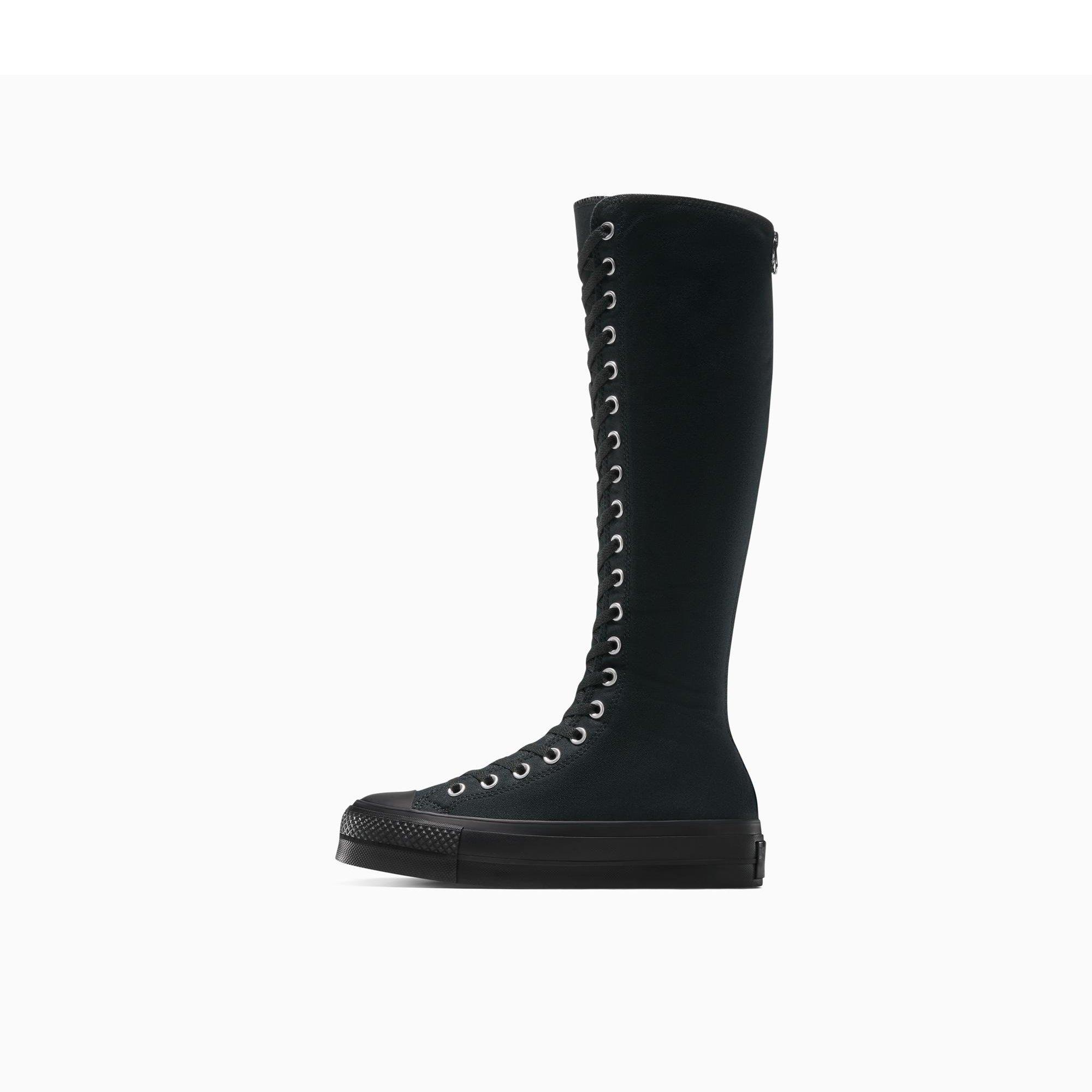 001-Black - Converse - Women's Chuck Taylor All Star Lif Knee High Boots - 2