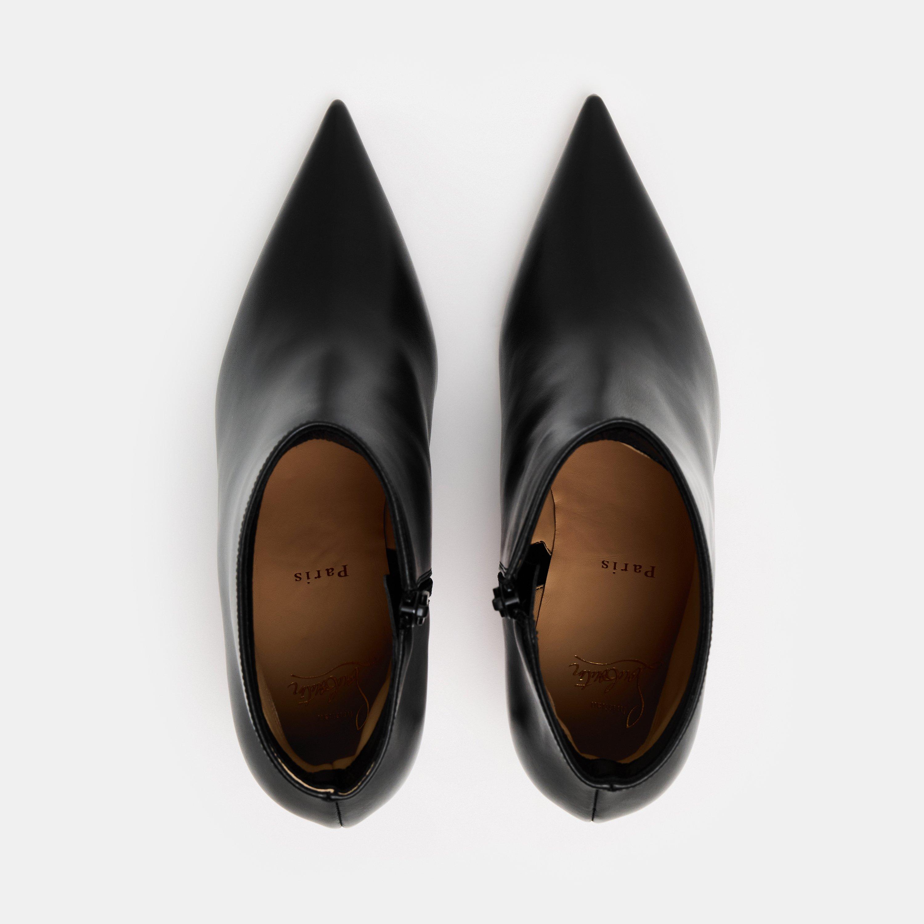 Black - Christian Louboutin - Women's Chr Miss Z Booty Ankle Heeled Boot - 5