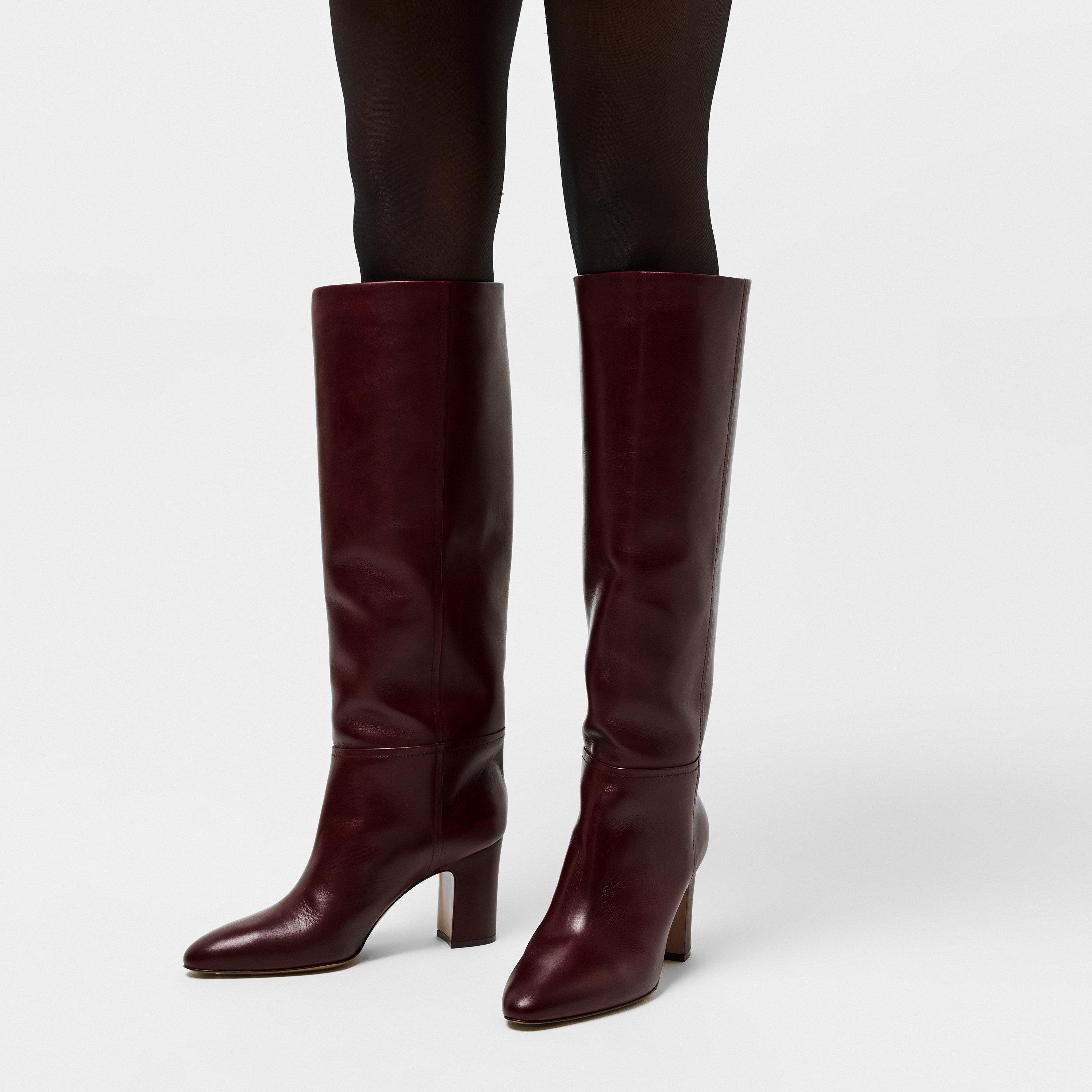 Rouge Noir - Paris Texas - Women's Italian Made Knee High Boots - 3