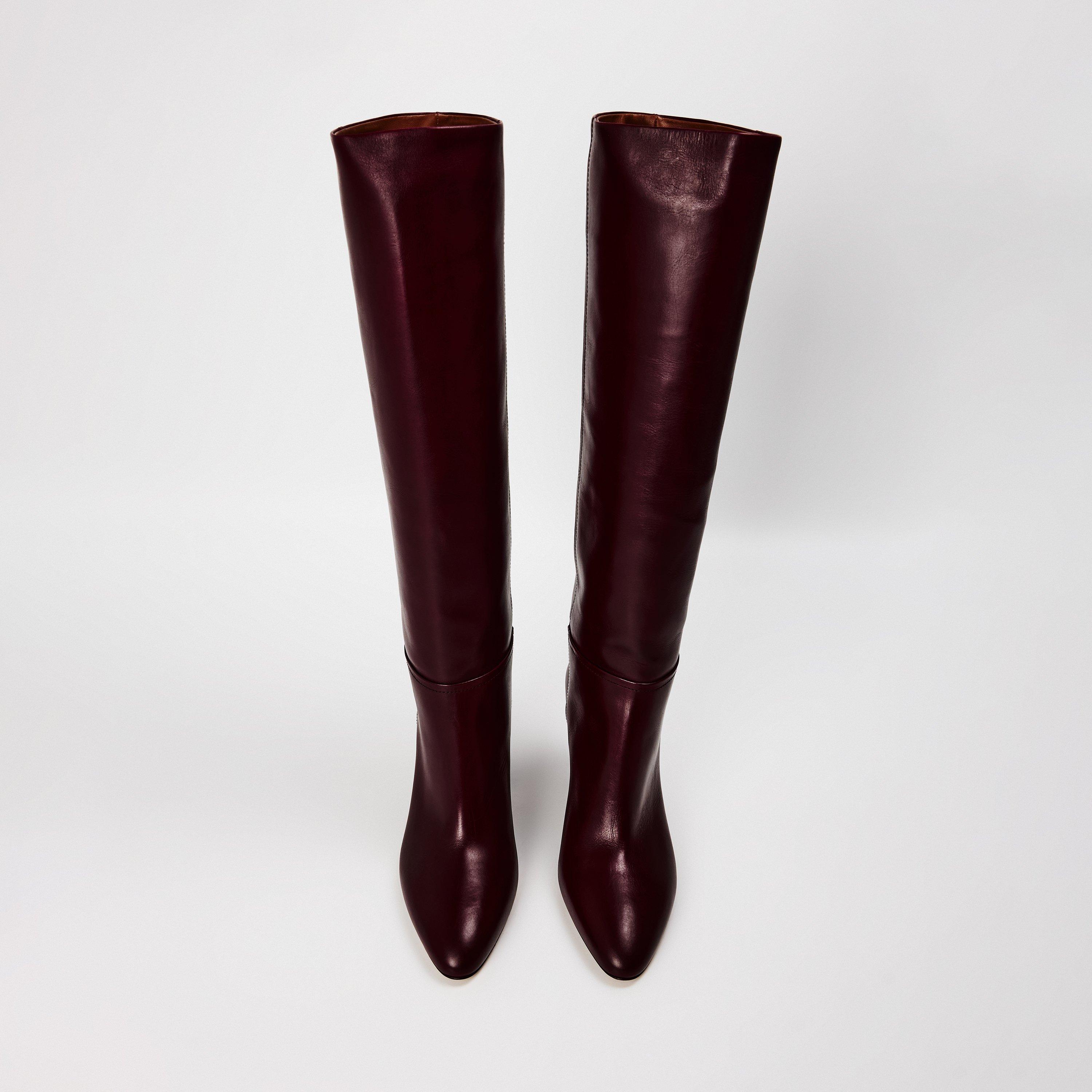 Rouge Noir - Paris Texas - Women's Italian Made Knee High Boots - 5