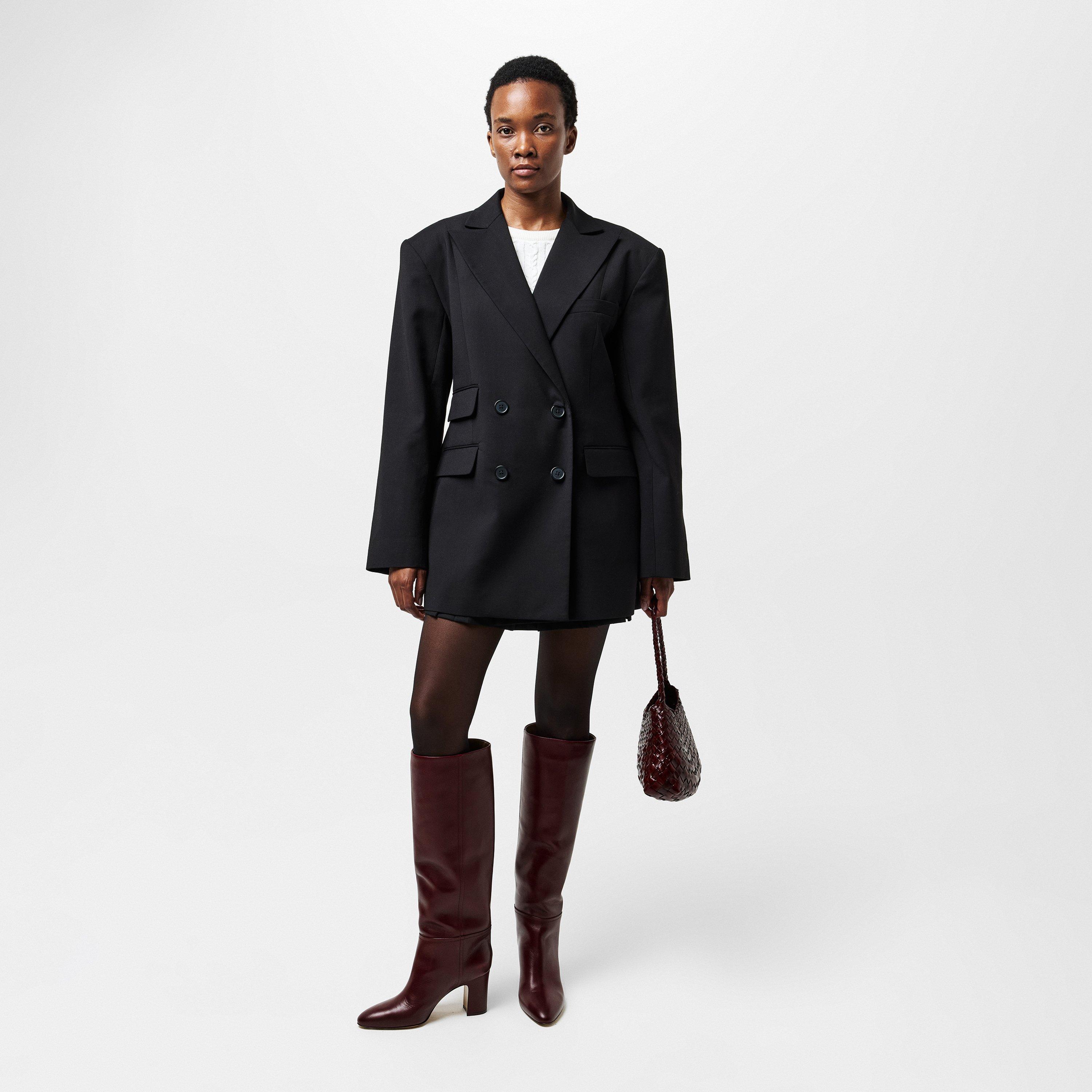 Rouge Noir - Paris Texas - Women's Italian Made Knee High Boots - 6