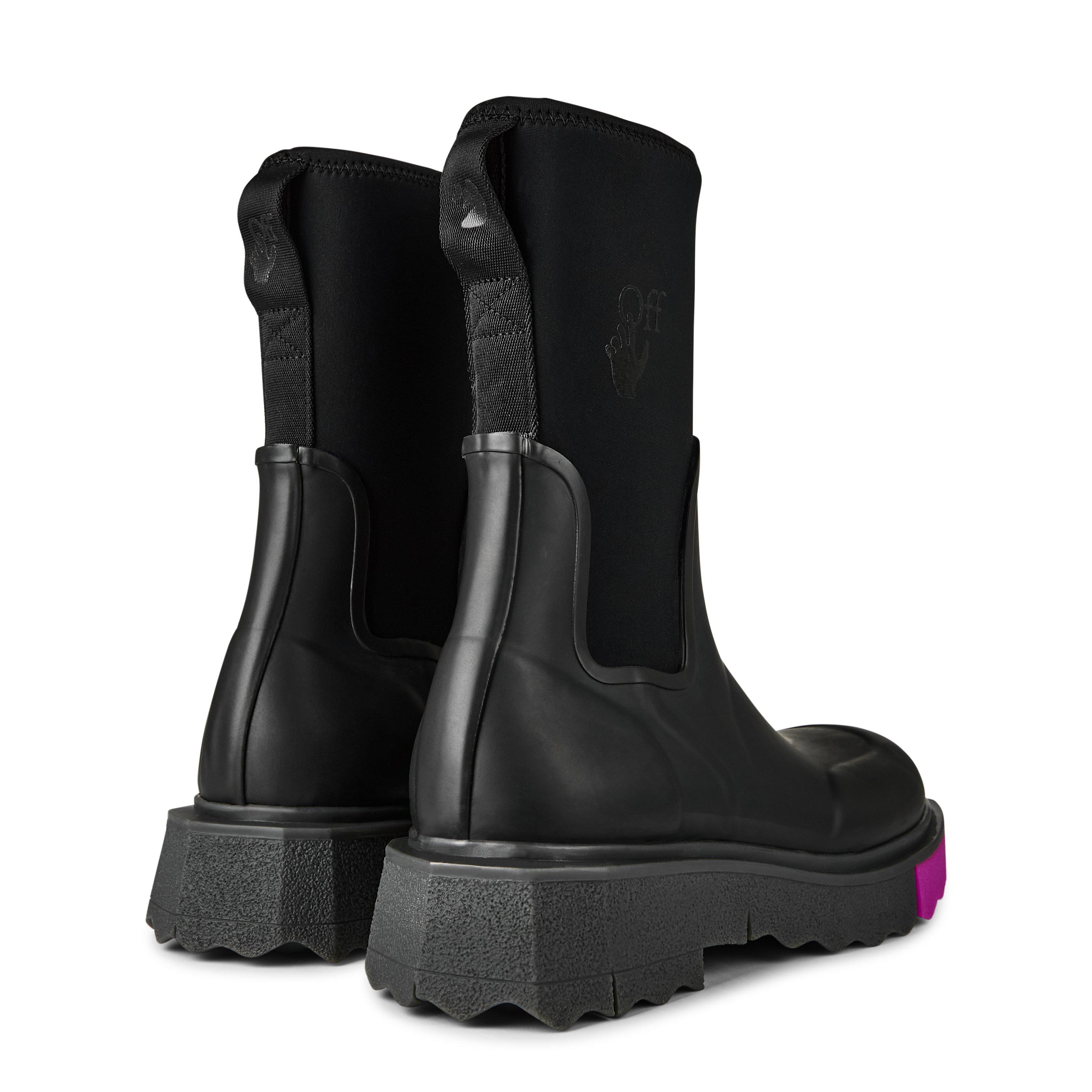 Black Fuchsia - Off White - Women's Rainboot - 4