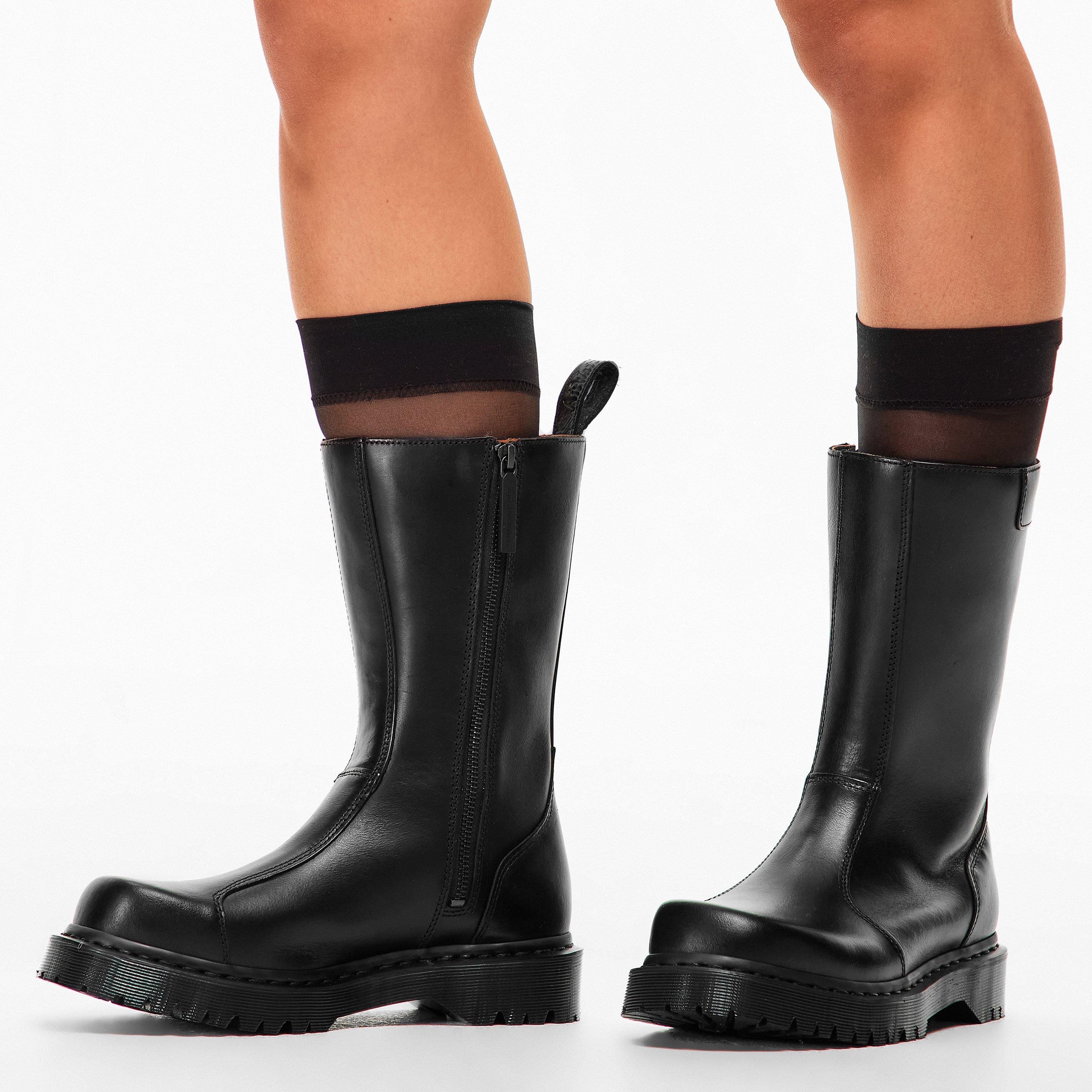 Black Harness - Dr Martens - Rejena Leather High Boots - 3