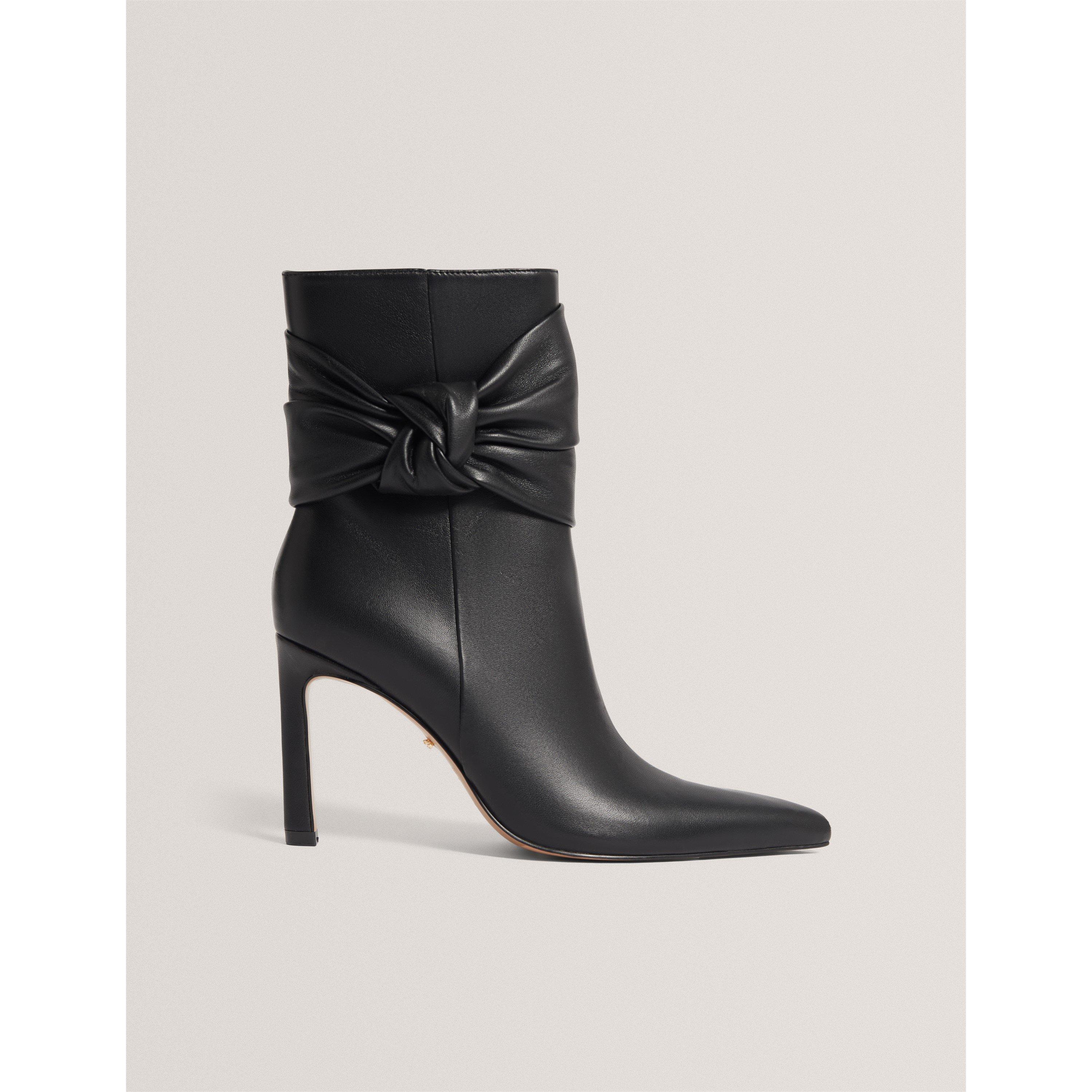 Black - Ted Baker - Ted Knot Ankle Boot Ld64 - 1