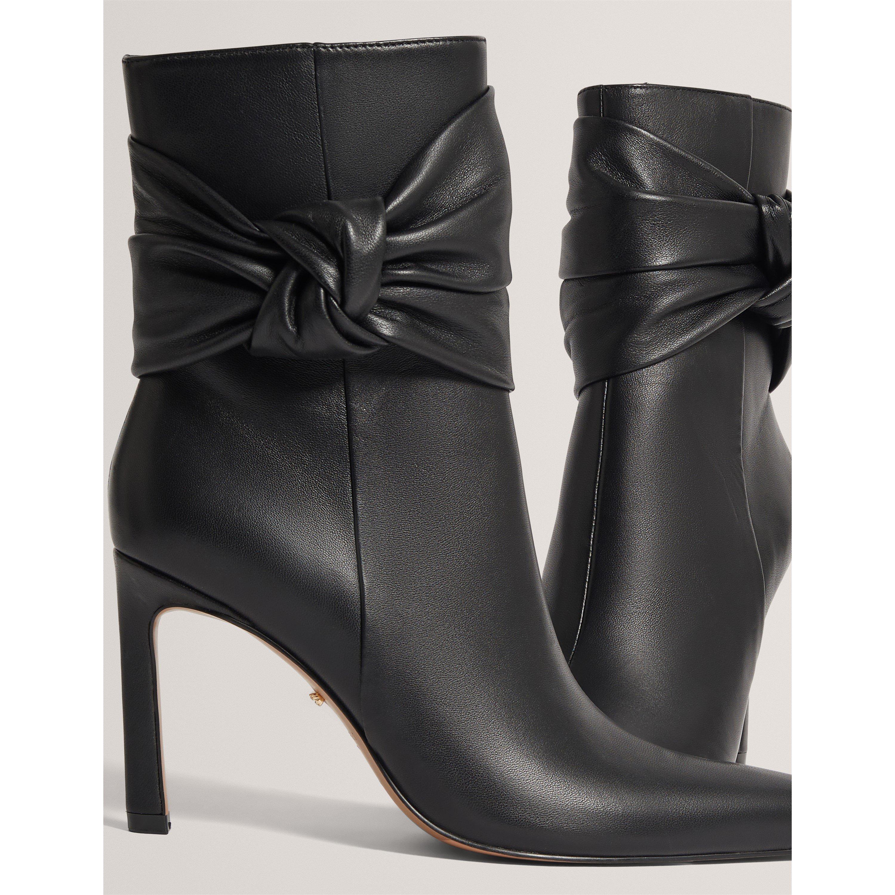 Black - Ted Baker - Ted Knot Ankle Boot Ld64 - 3
