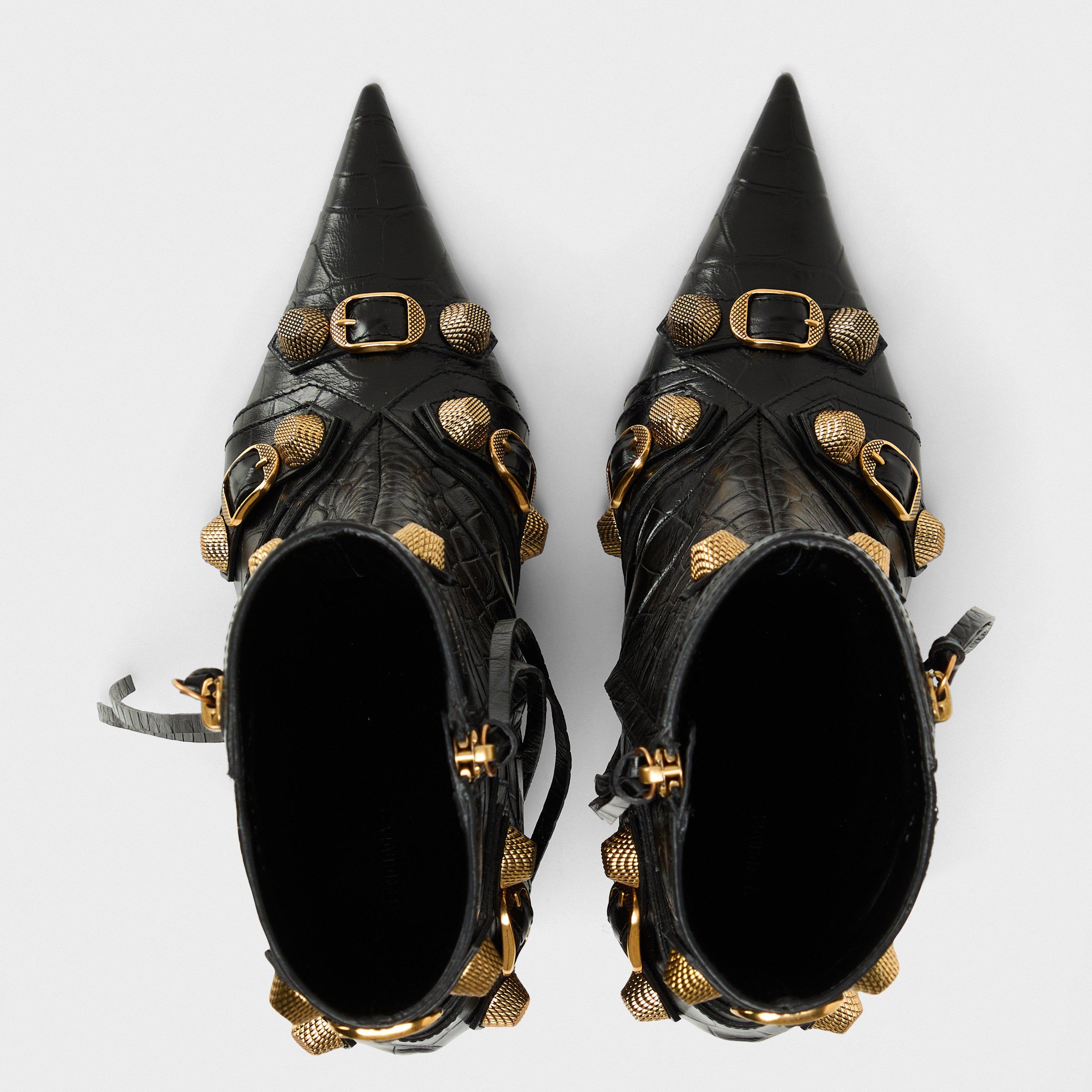 Black - Balenciaga - Women's Heeled Ankle Boots - 5