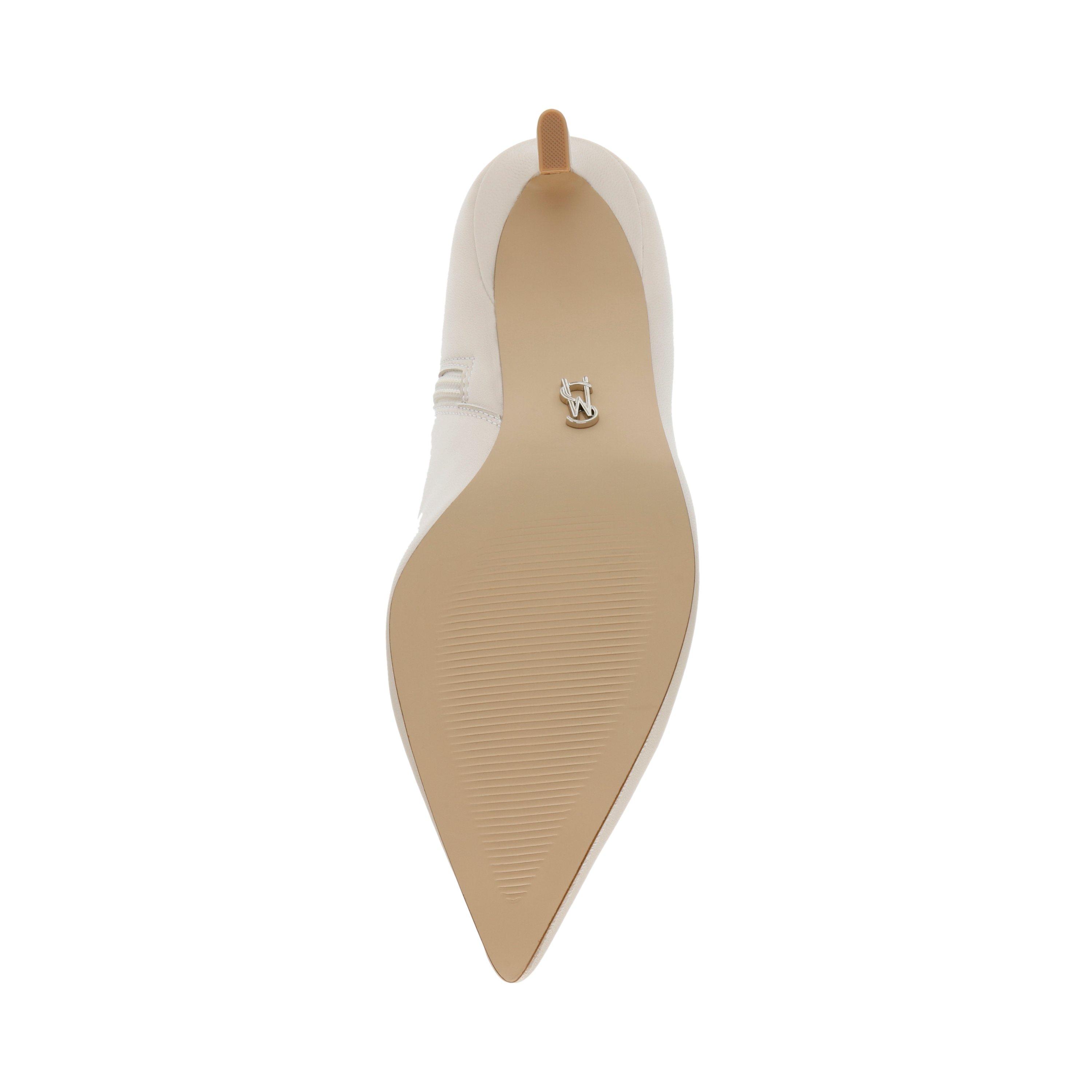 Bone Leather - Steve Madden - Women's Lulah Ankle Heeled Boots - 7