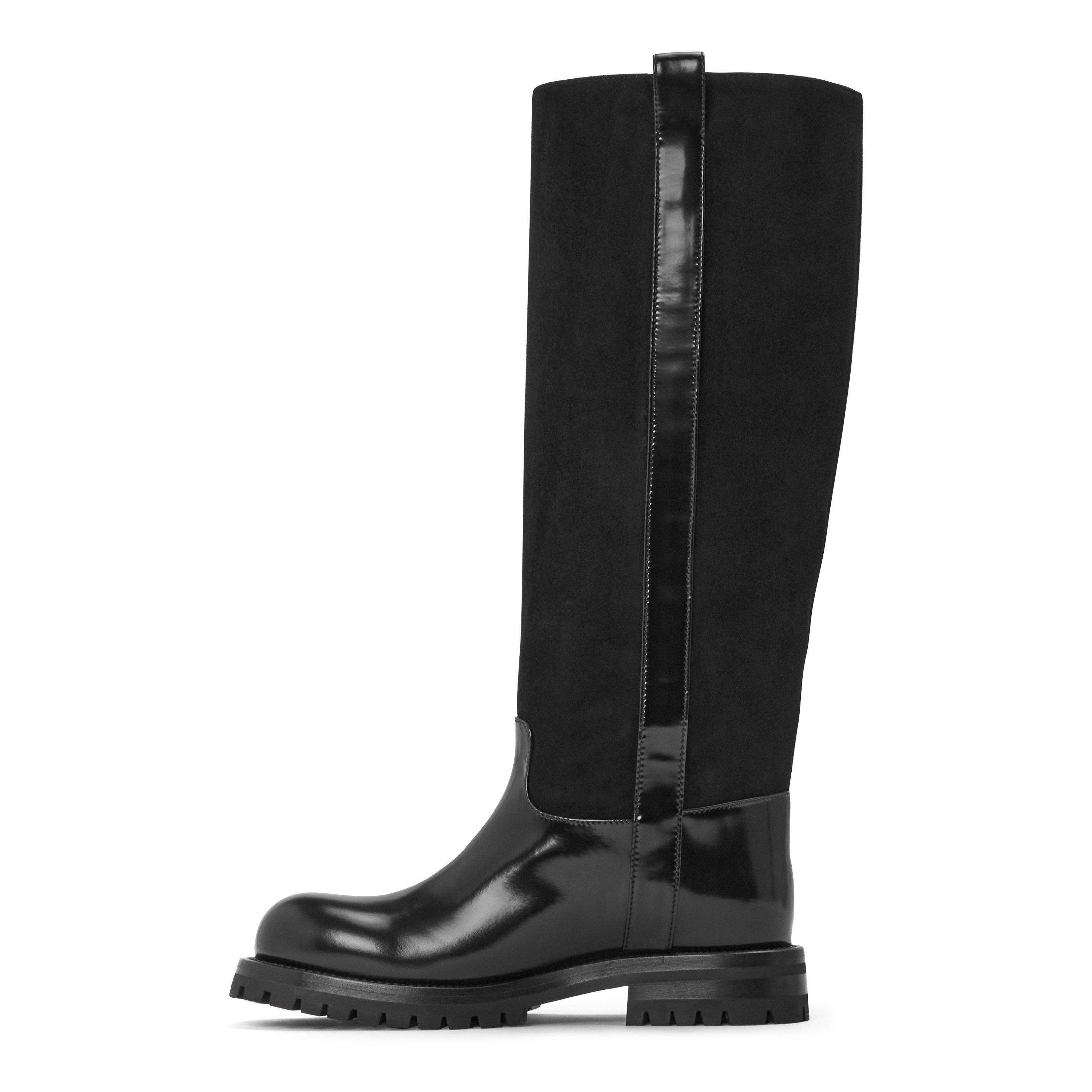 Nero - Dolce and Gabbana - DG Knee High Boot Ld63 - 2