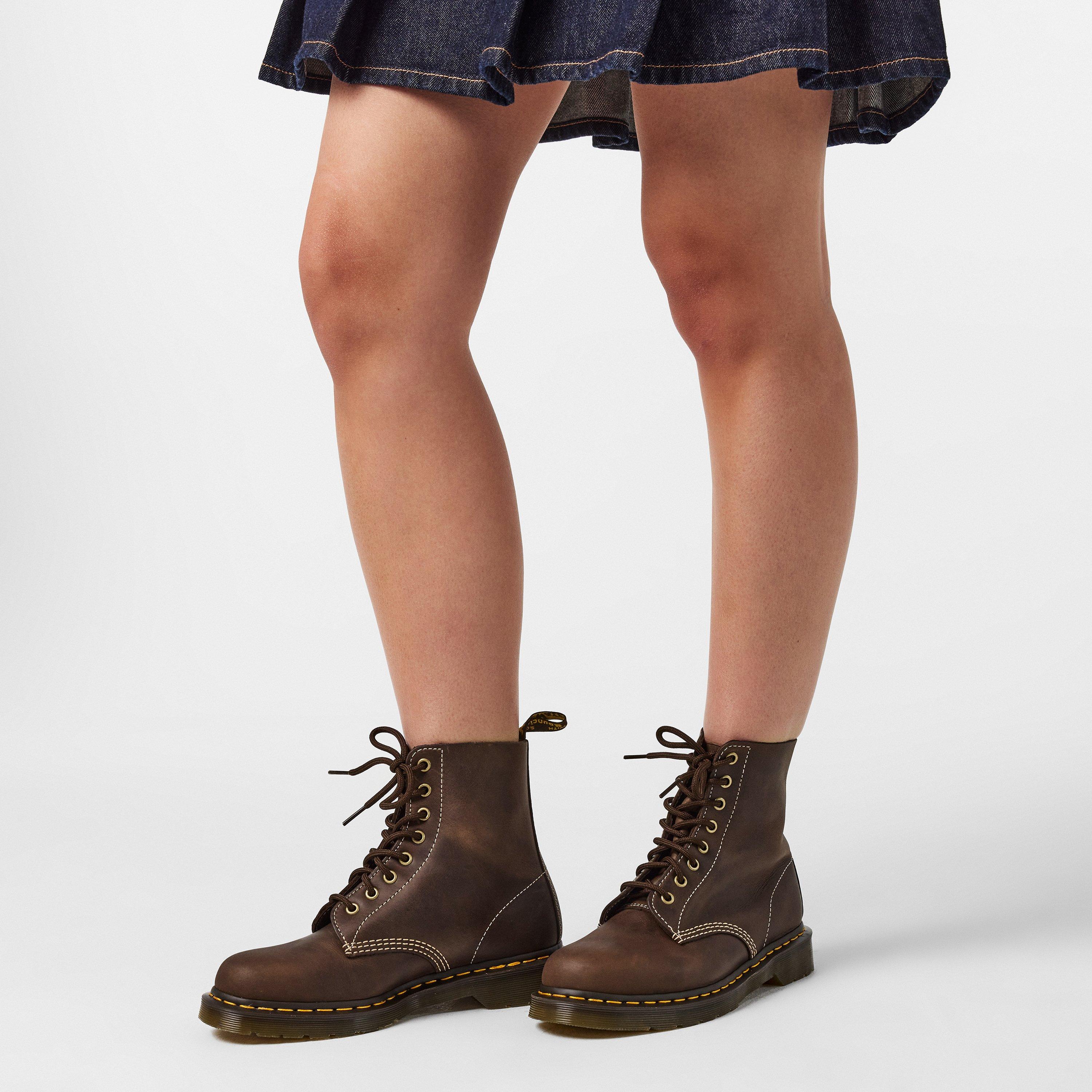 Brown Wyoming - Dr Martens - 1460 Soft Leather Boot - 3