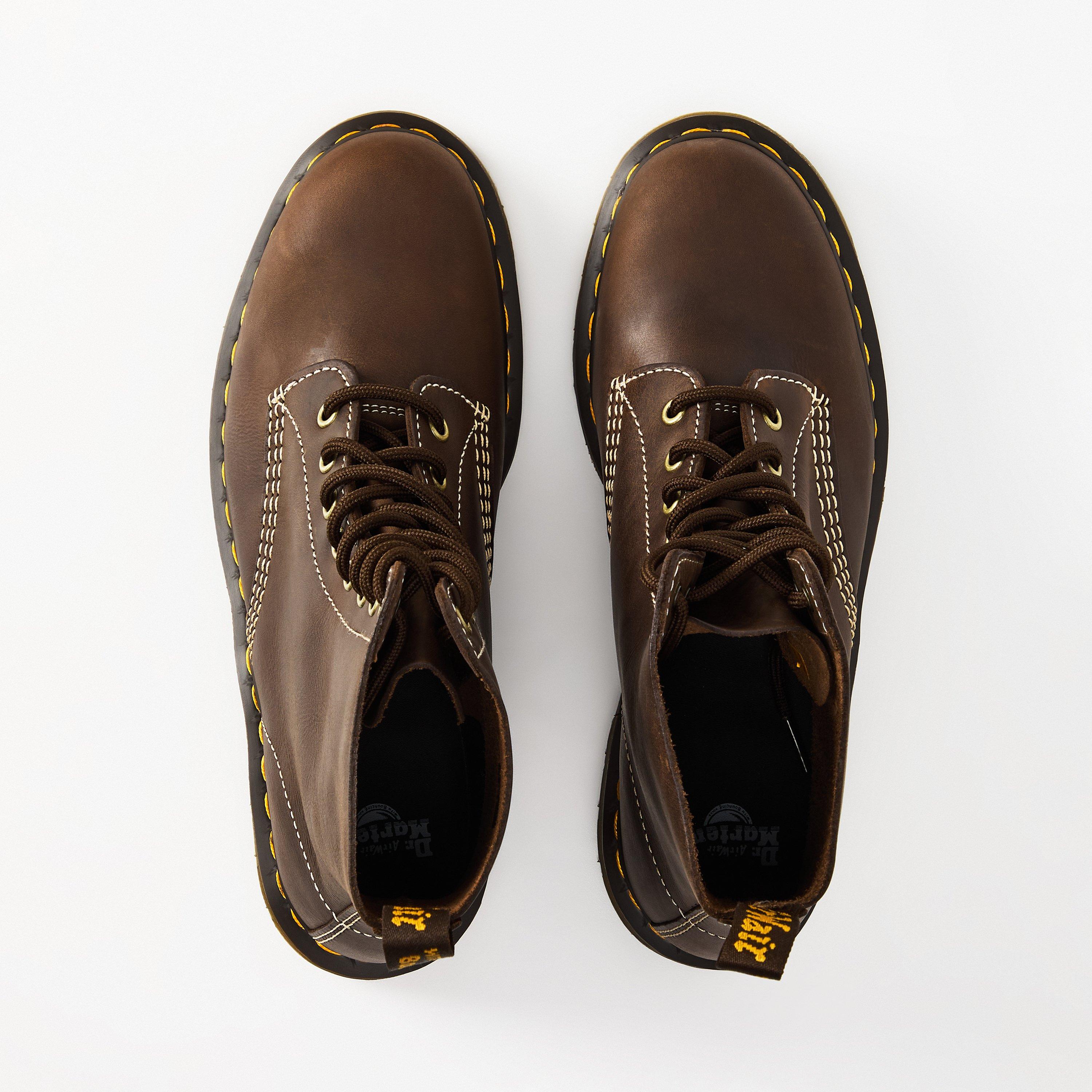 Brown Wyoming - Dr Martens - 1460 Soft Leather Boot - 5