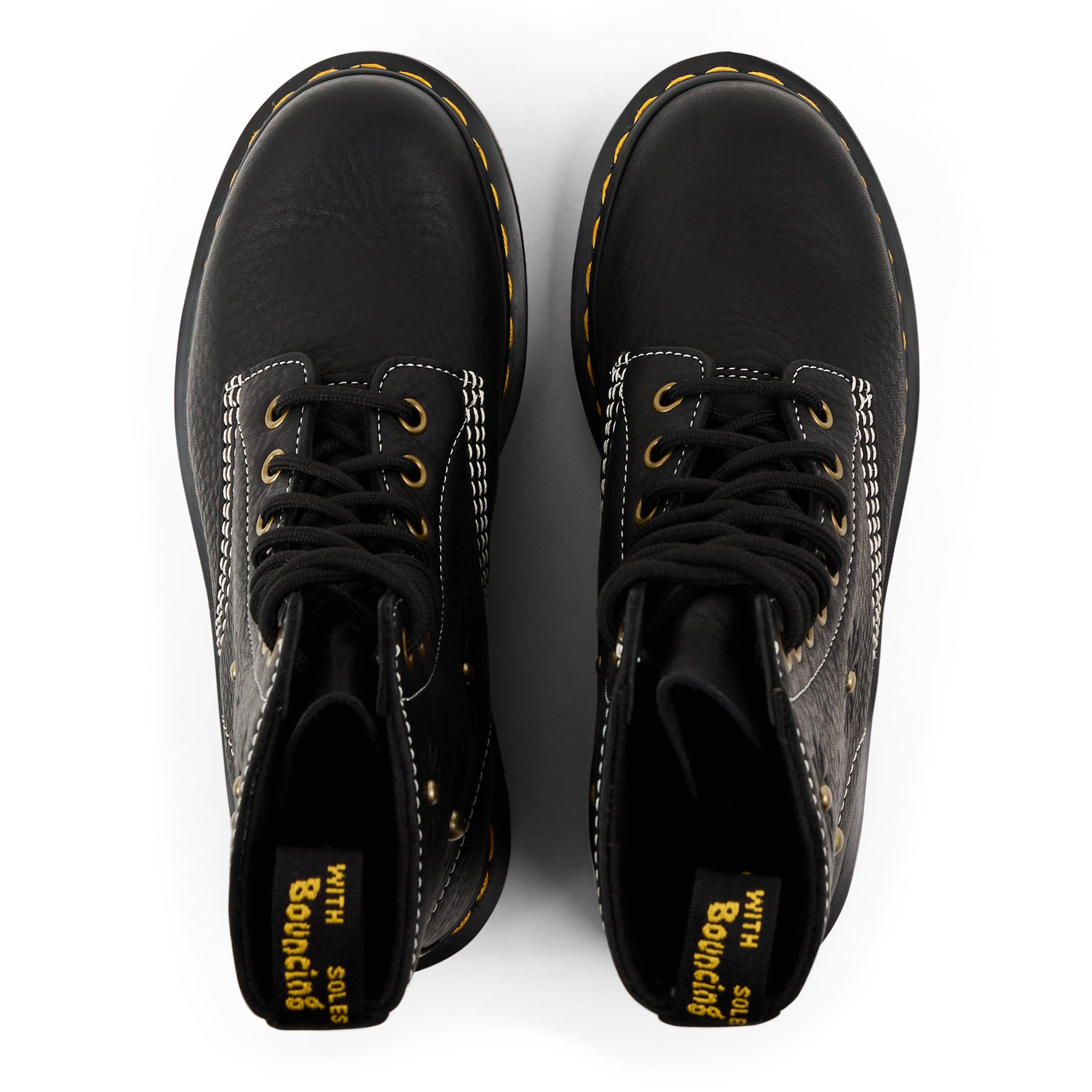 Black - Dr Martens - 1460 Soft Leather Boot - 4
