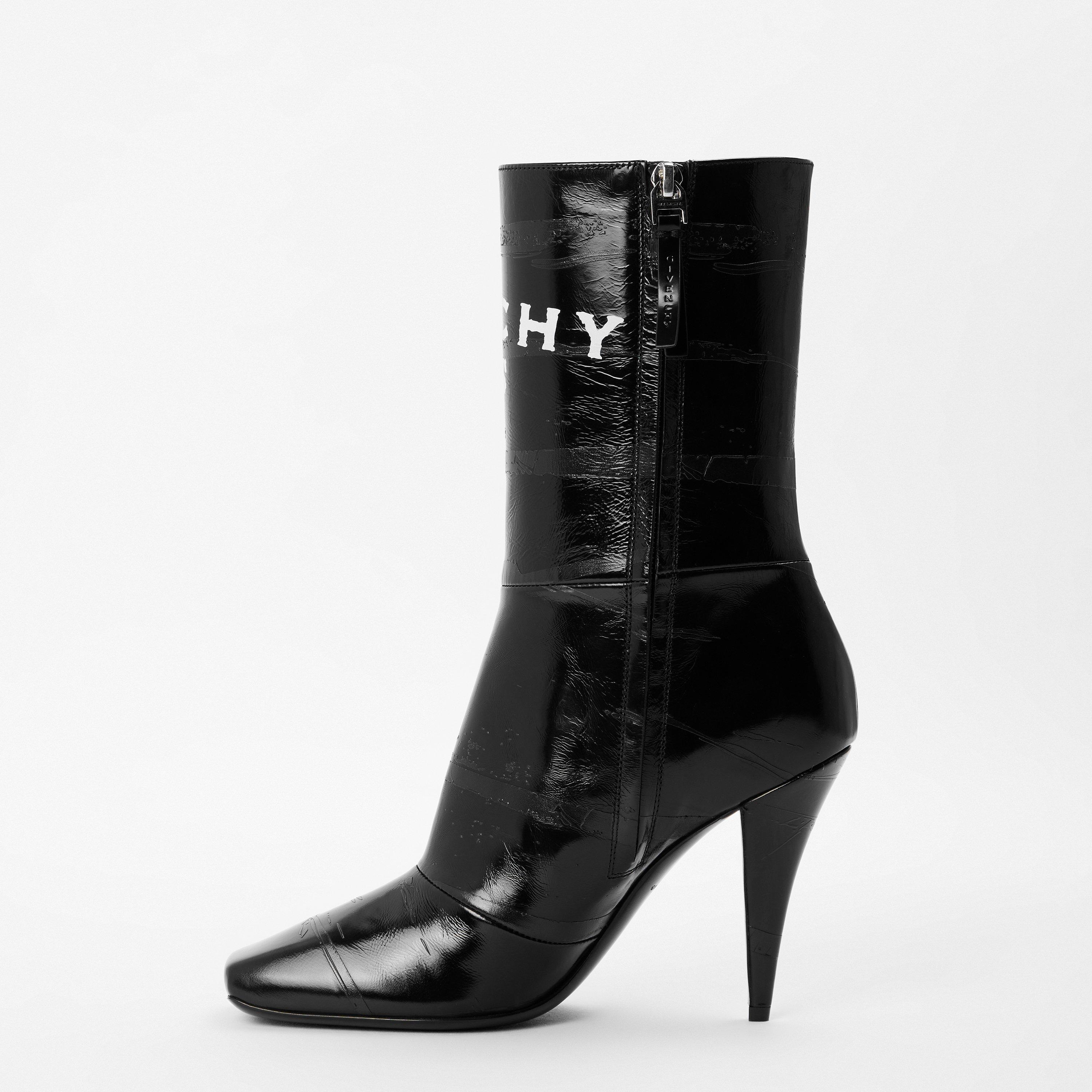Black - GIVENCHY - Women's Ankle Heeled Boots - 2
