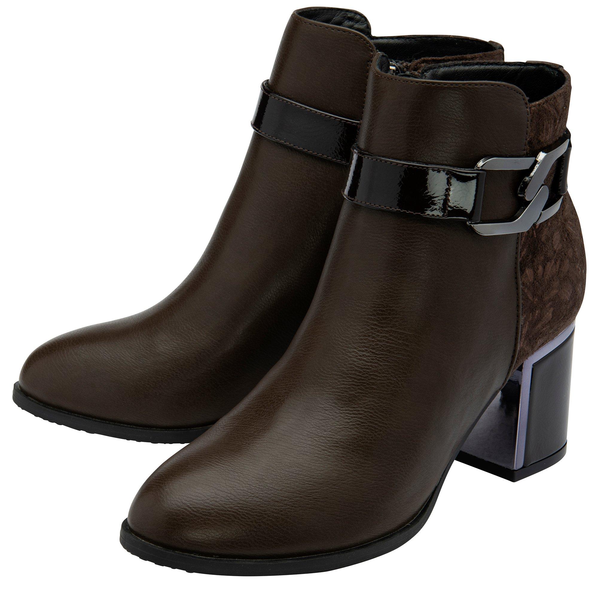 Bruin - Lotus Shoes - Adelaide Heeled Ankle Boots - 2