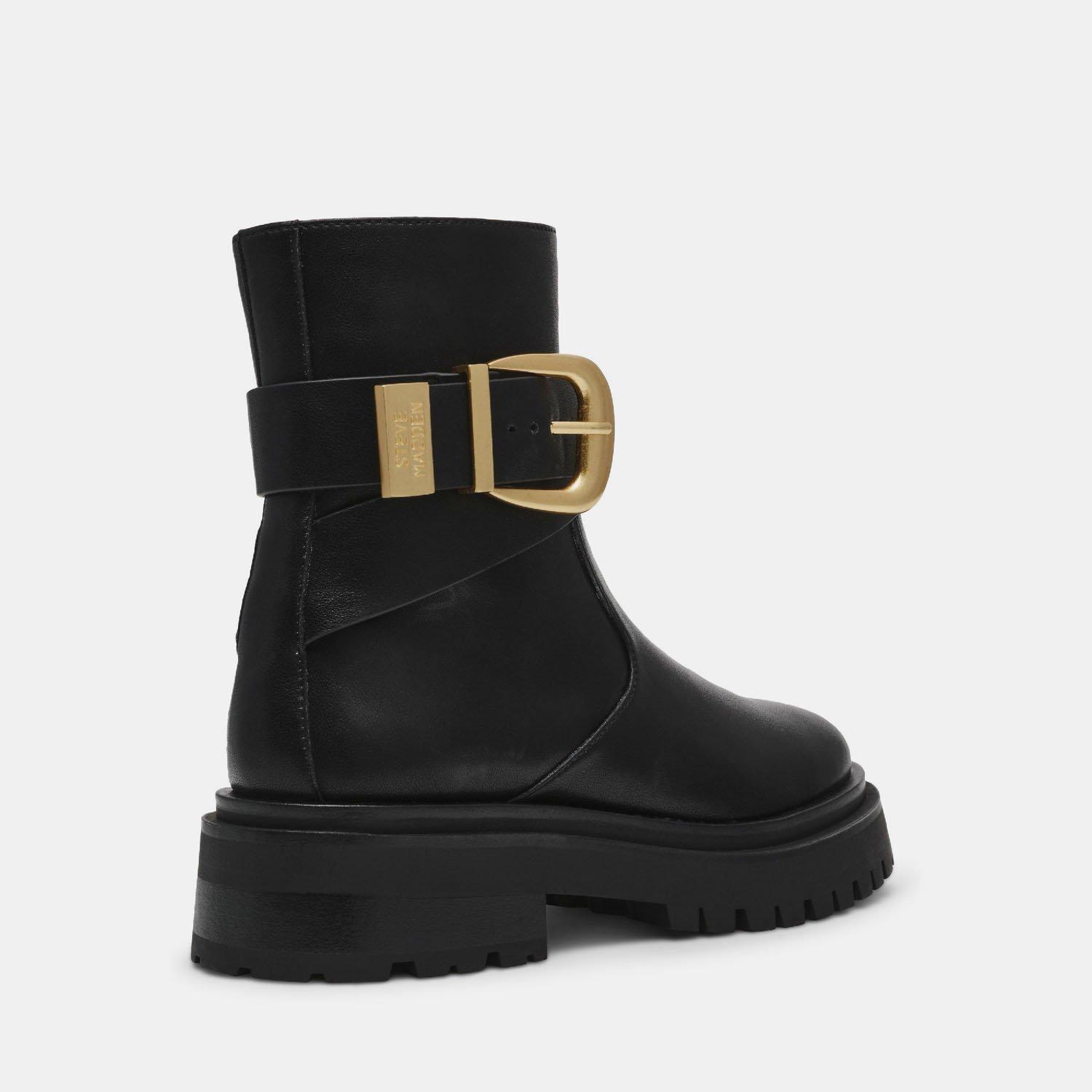 Blk Leather - Steve Madden - Madden Lexs Boot Ld99 - 3