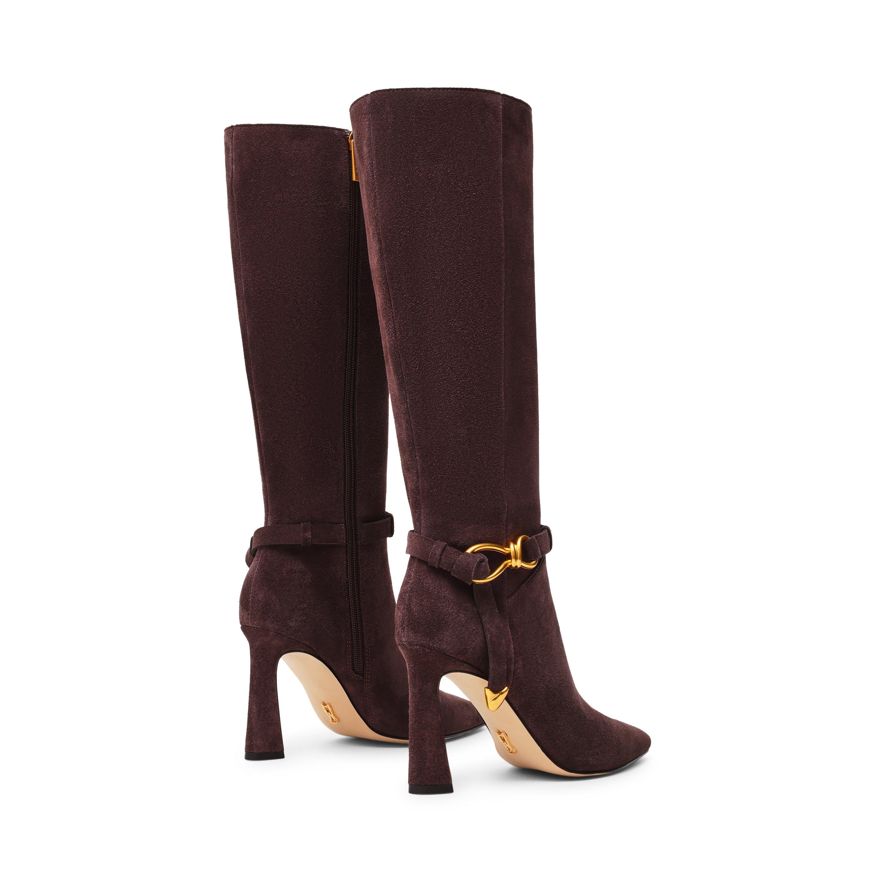 Brown Sued - Steve Madden - Women's Sirrens Knee High Boots - 4