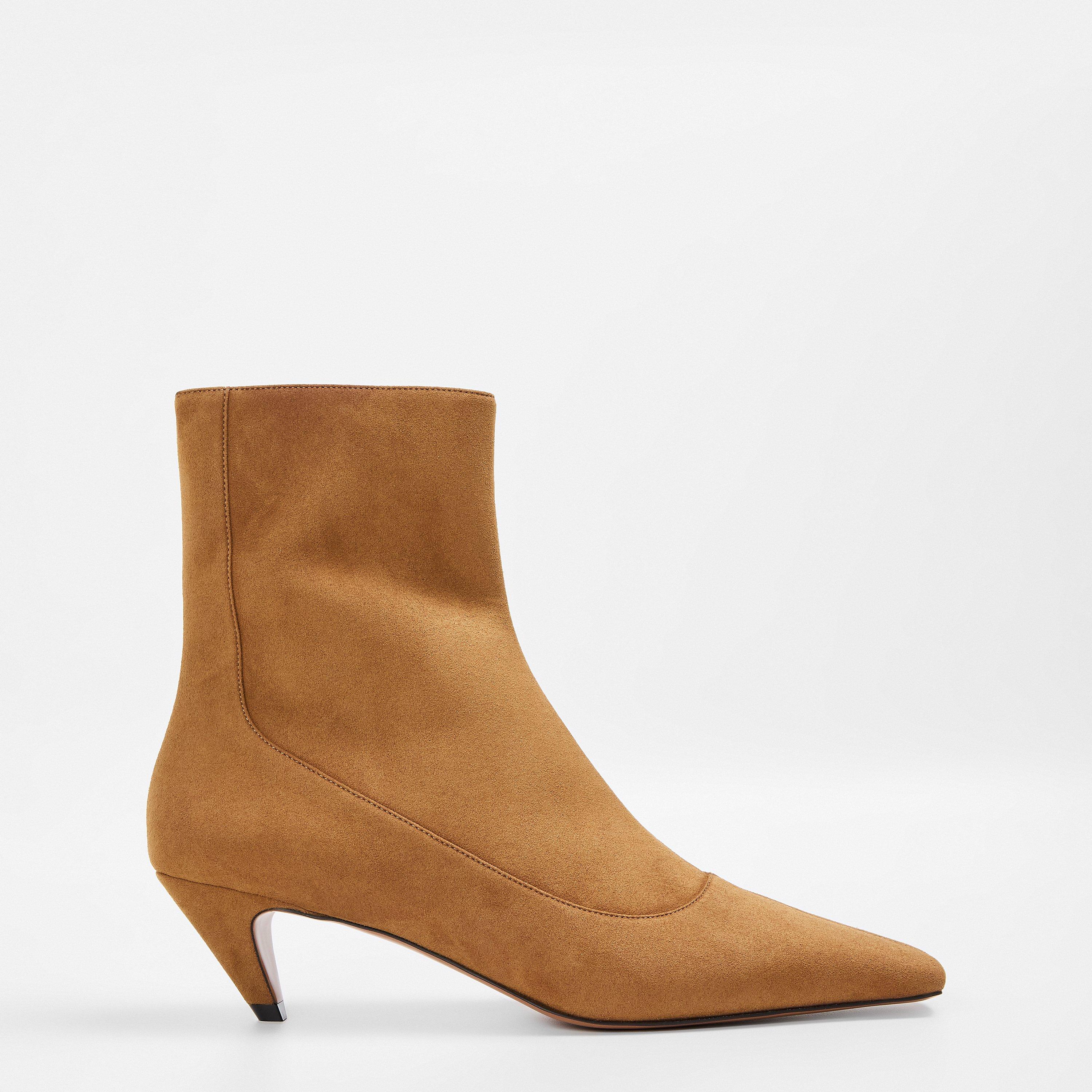 Pecan - Stella McCartney - Women's Ankle Heeled Boots - 1