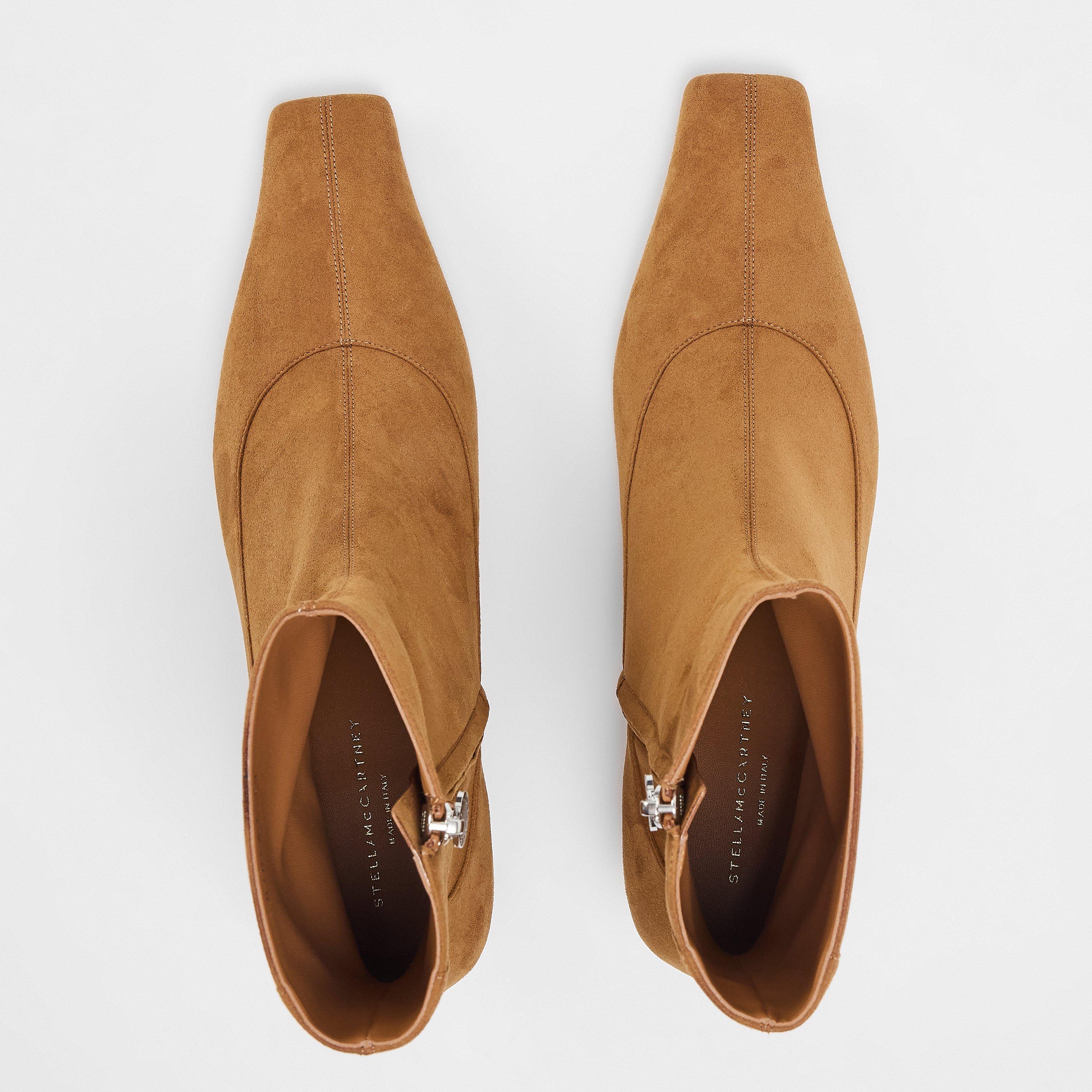 Pecan - Stella McCartney - Women's Ankle Heeled Boots - 5