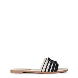 Valentino Garavani Vlogo Signature Flat Sandals