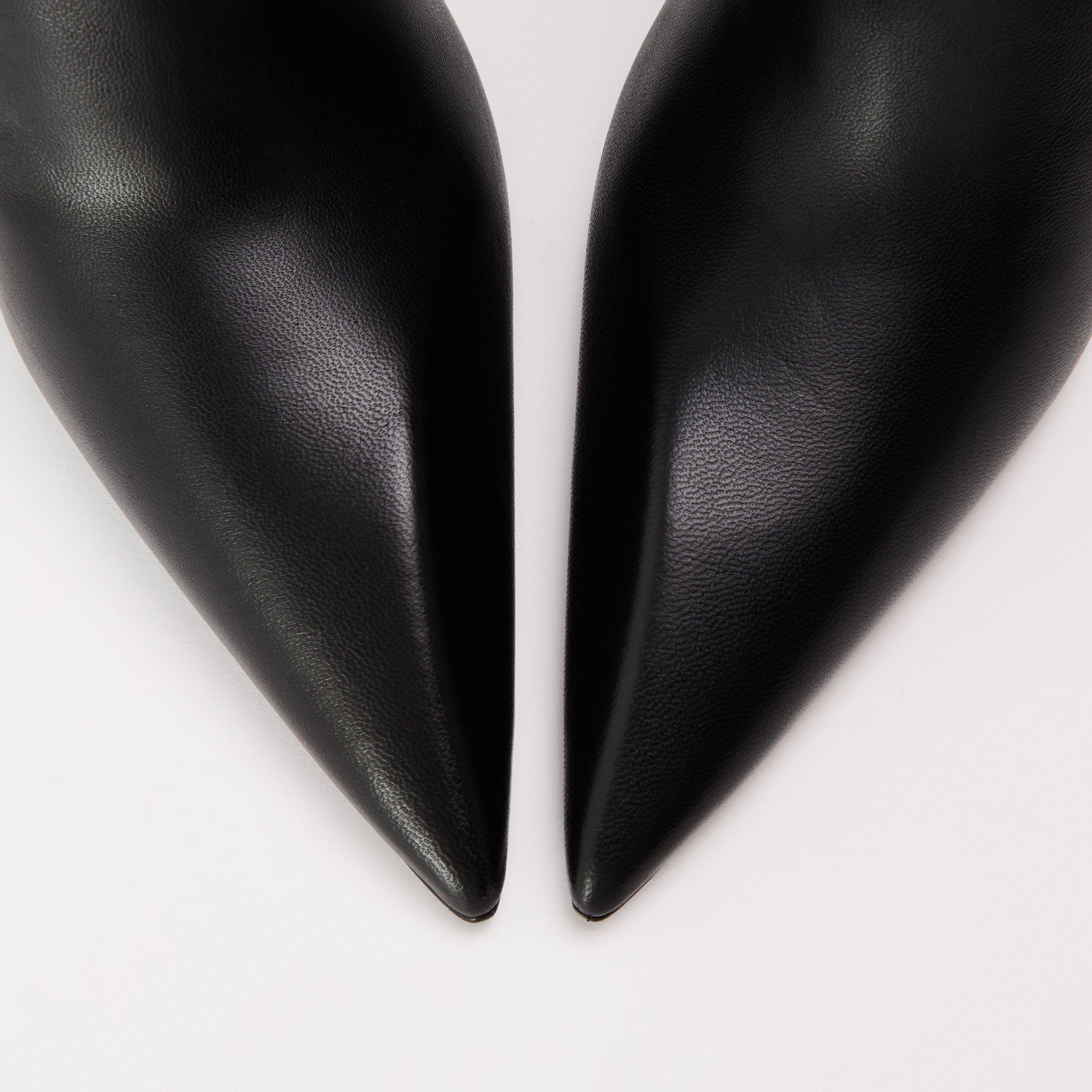 Black/Silver - Off White - Women's Flat Ankle Boots - 3