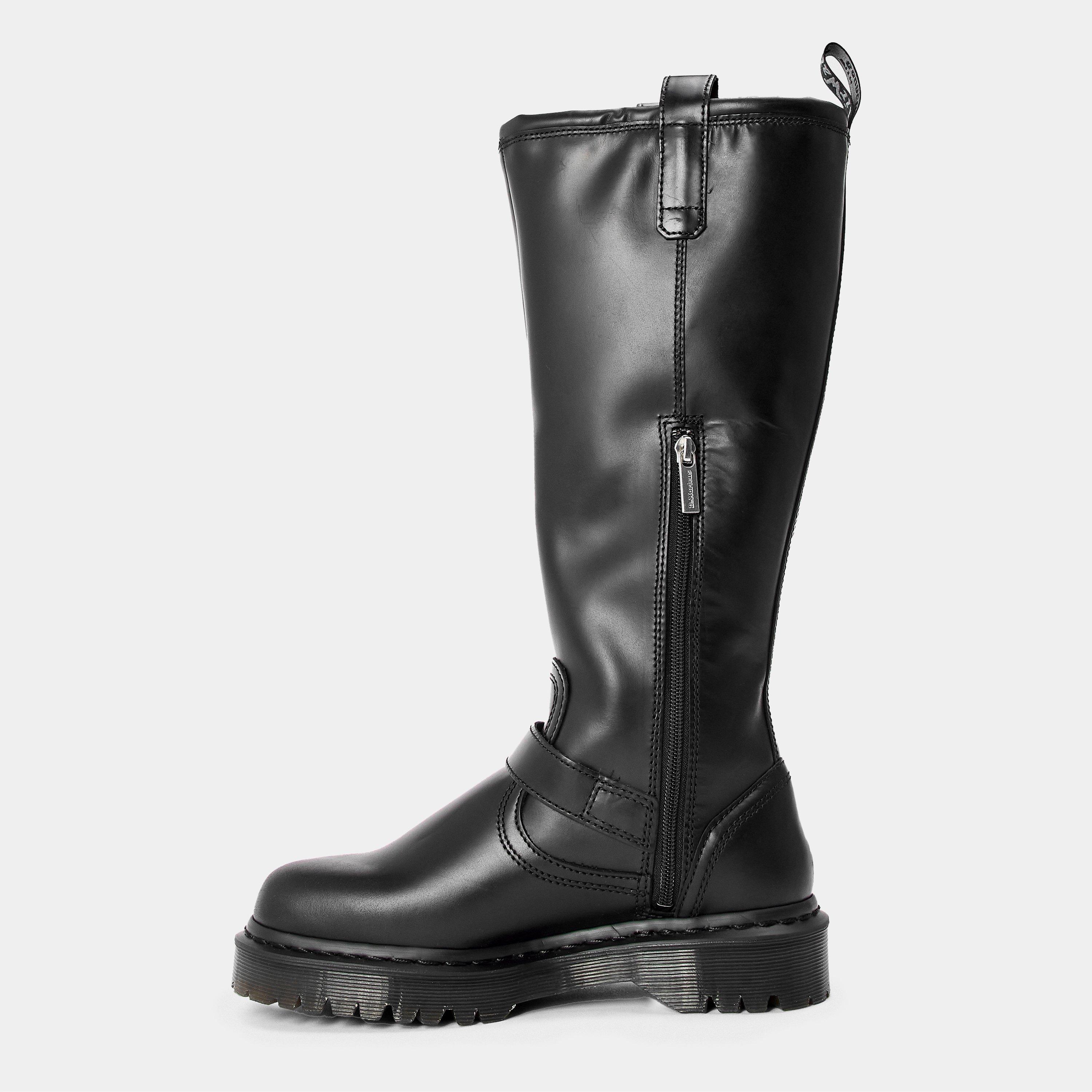 Black Orleans - Dr Martens - Anistone Knee High Boot - 2