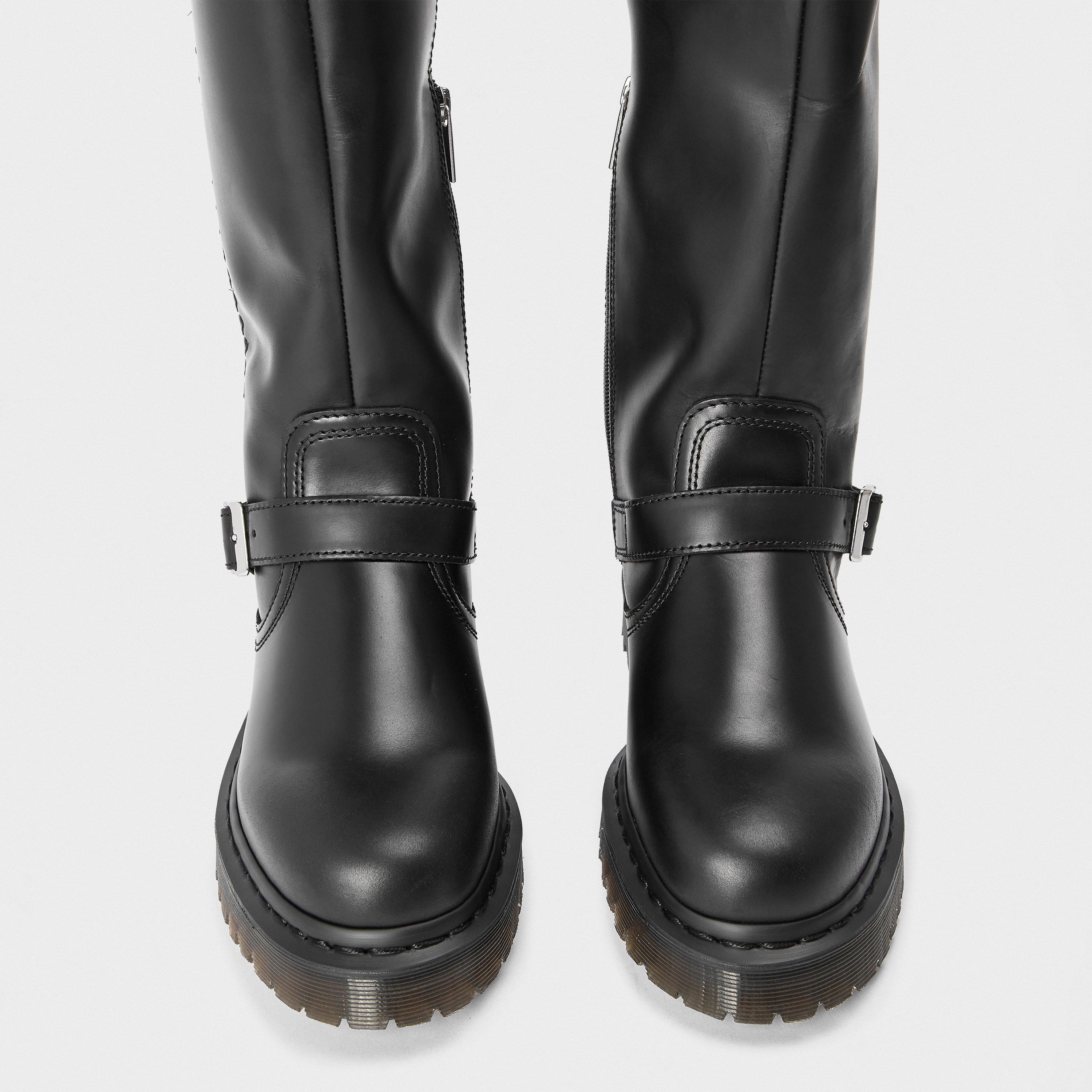 Black Orleans - Dr Martens - Anistone Knee High Boot - 5