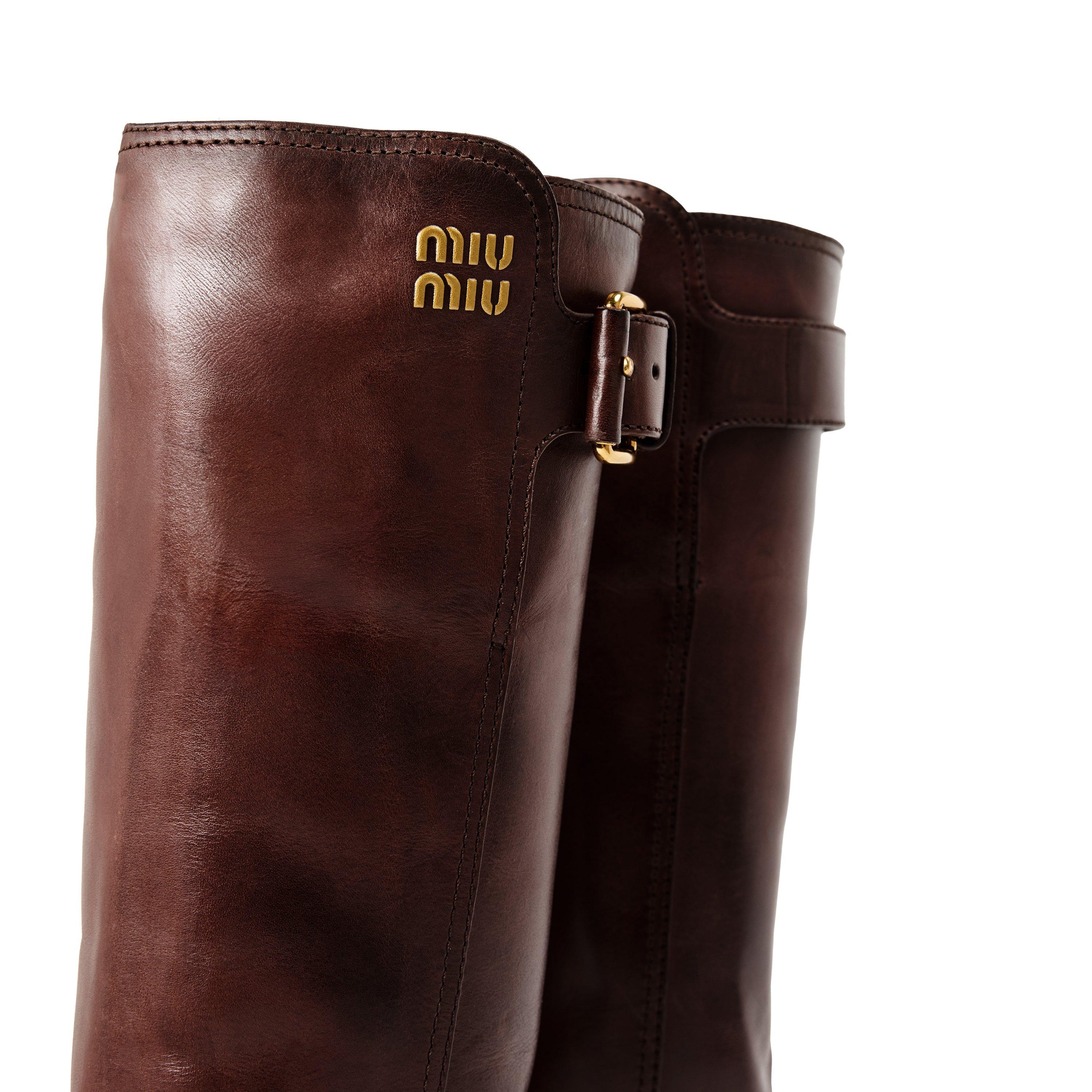 Caffe - Miu Miu - Miu Buckle Knee High Ld63 - 3