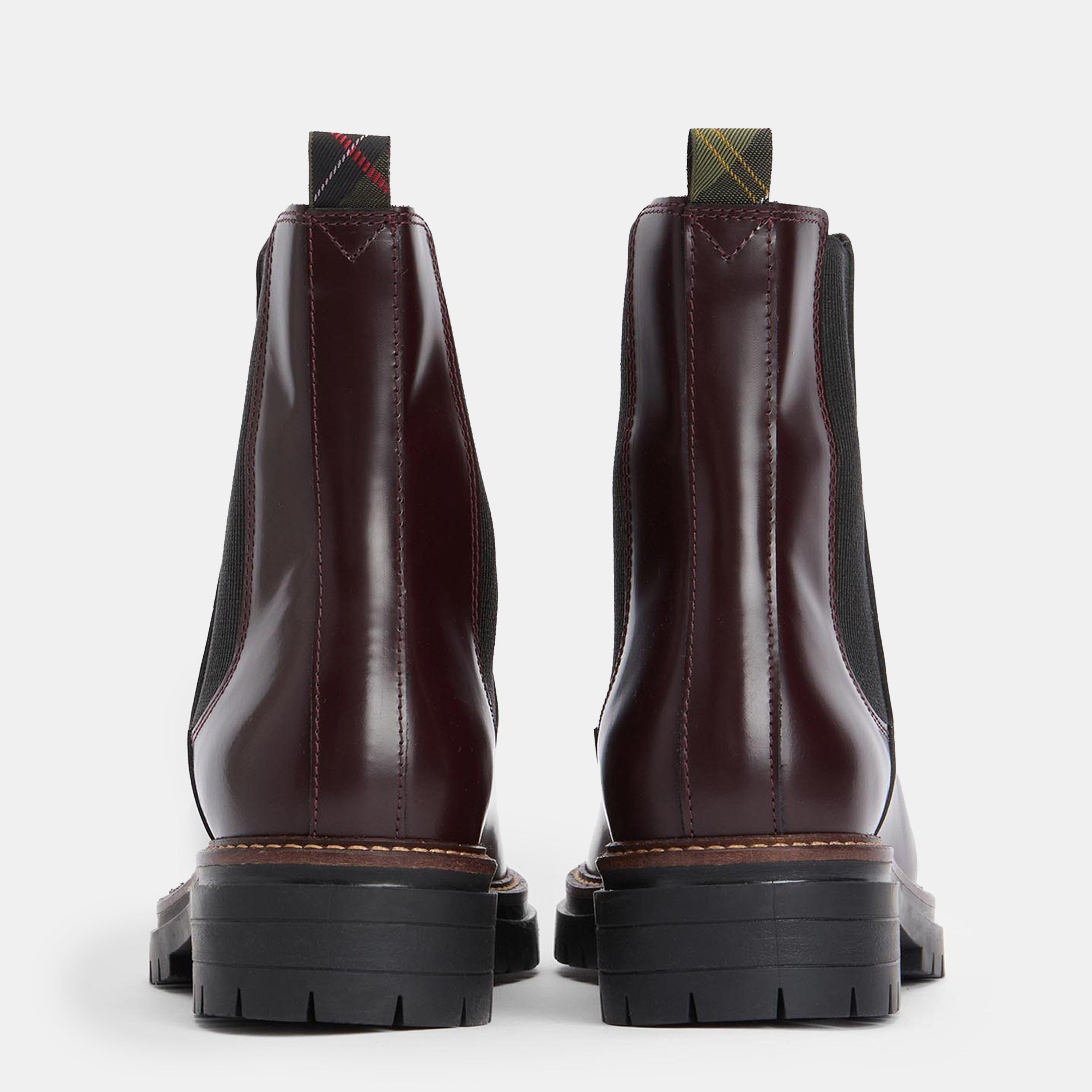 Cherry Glace - Barbour - Marla Chelsea Boots - 8
