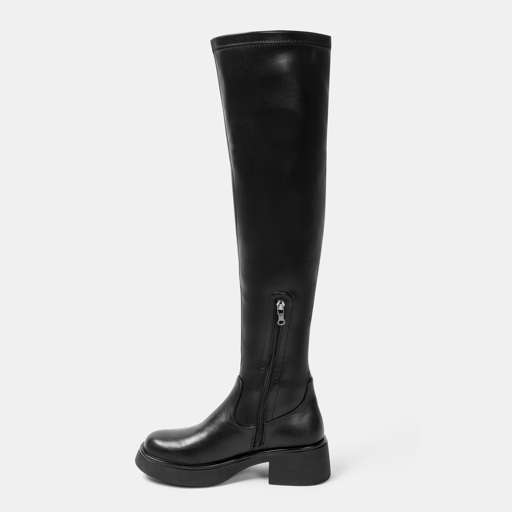 Black - Miso - Over The Knee Ladies Boots - 2