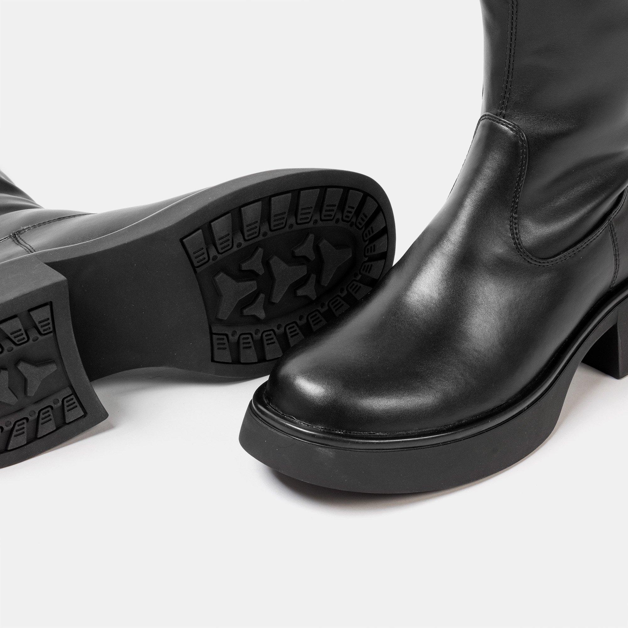 Black - Miso - Over The Knee Ladies Boots - 4