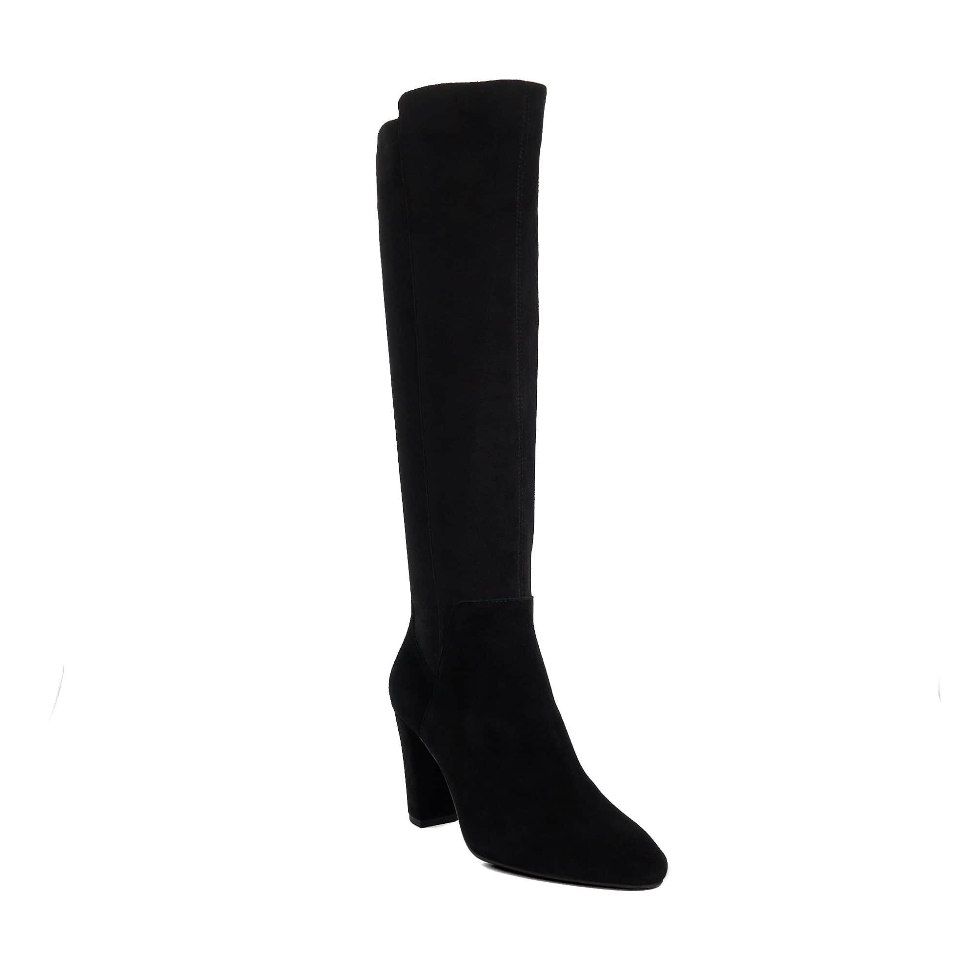 Black Fabric - Dune London - Women's Sirenaa Knee High Boots - 2